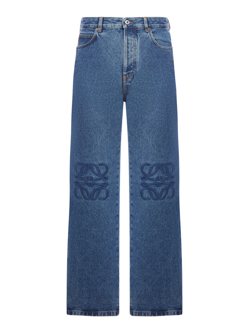 BAGGY ANAGRAM DENIM JEANS