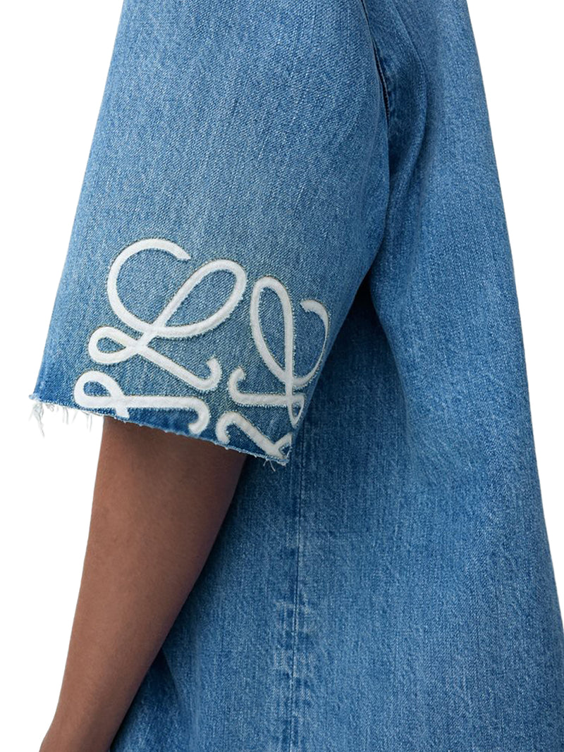 ANAGRAM DENIM SHORT SLEEVE SHIRT