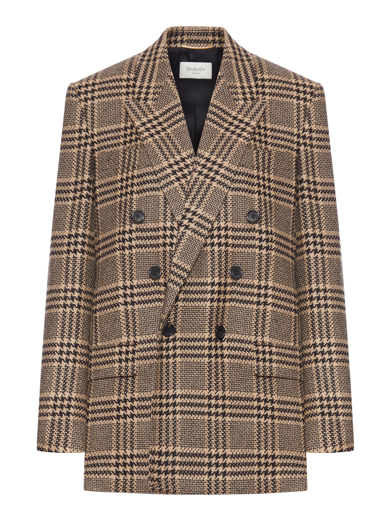 PRINCE OF WALES SILK AND CASHMERE JACKET