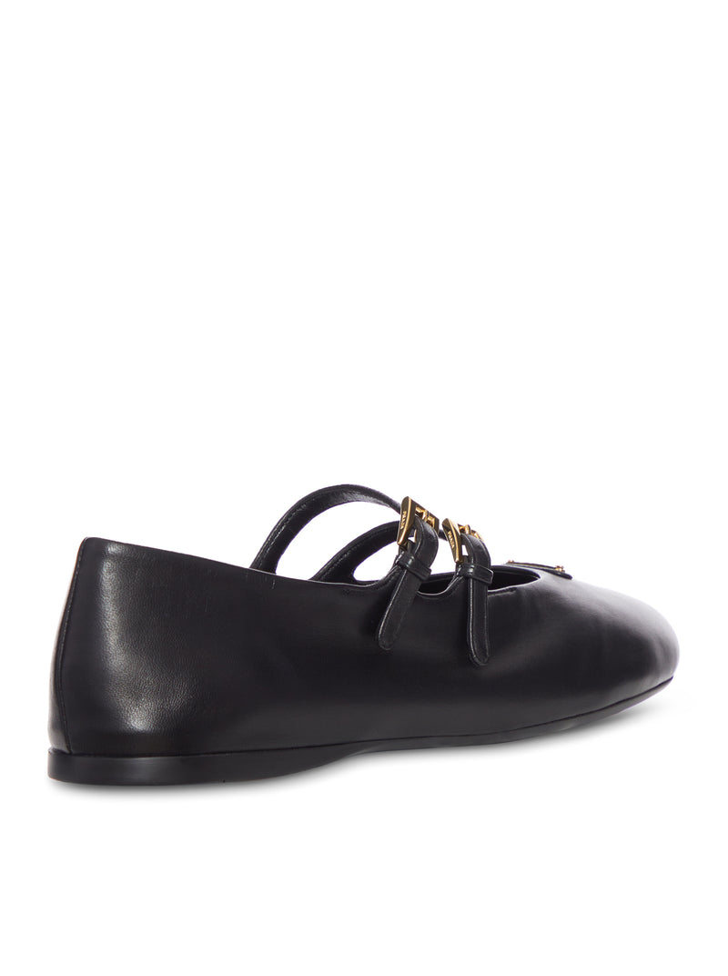 NAPPA LEATHER BALLERINAS