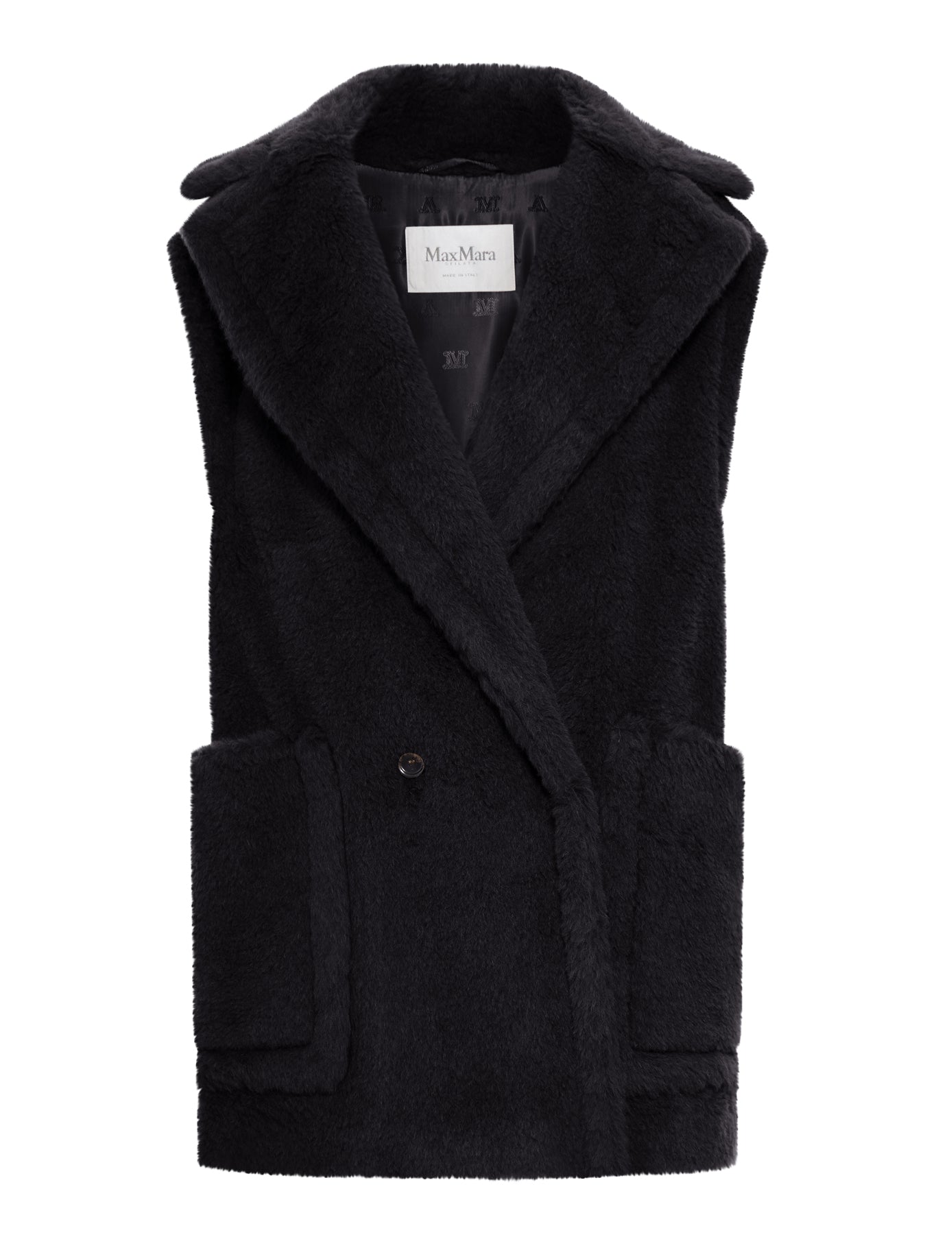 TEDDY VEST IN ALPACA AND WOOL