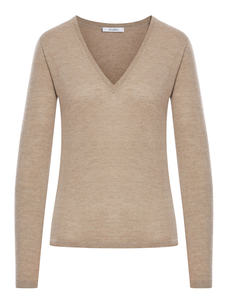 LINCE SWEATER IN SATINED CASHMERE YARN