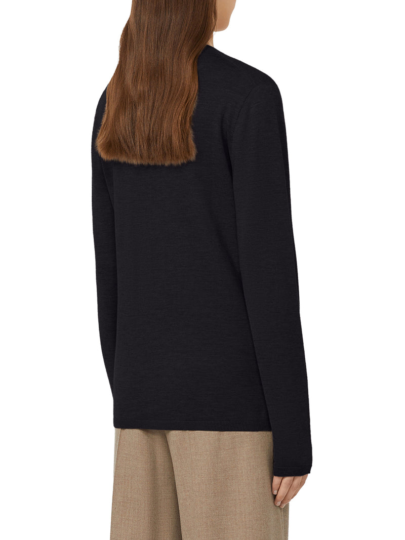 LINCE SWEATER IN SATINED CASHMERE YARN