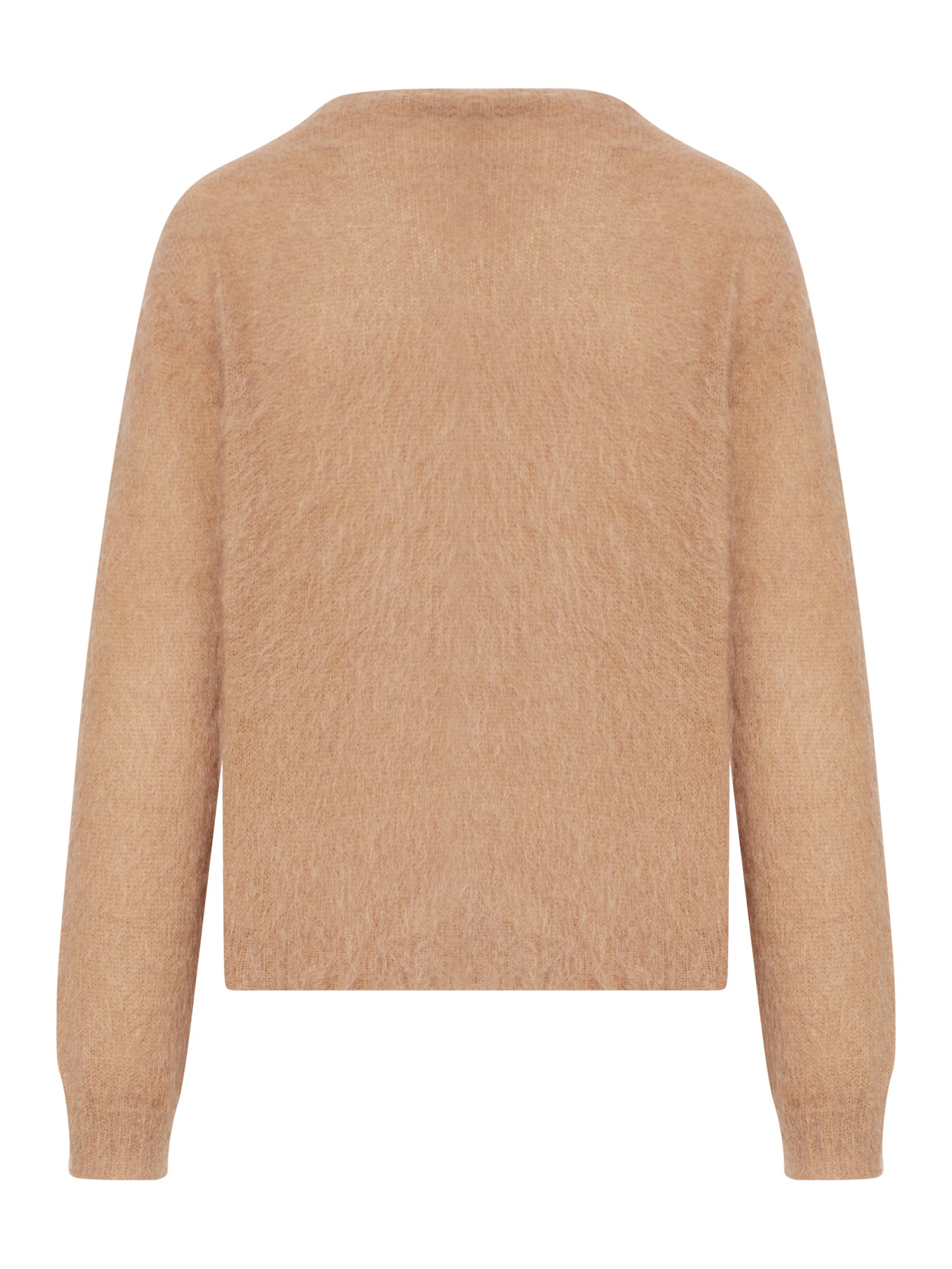 CREW NECK SWEATER IN MOHAIR BLEND YARN