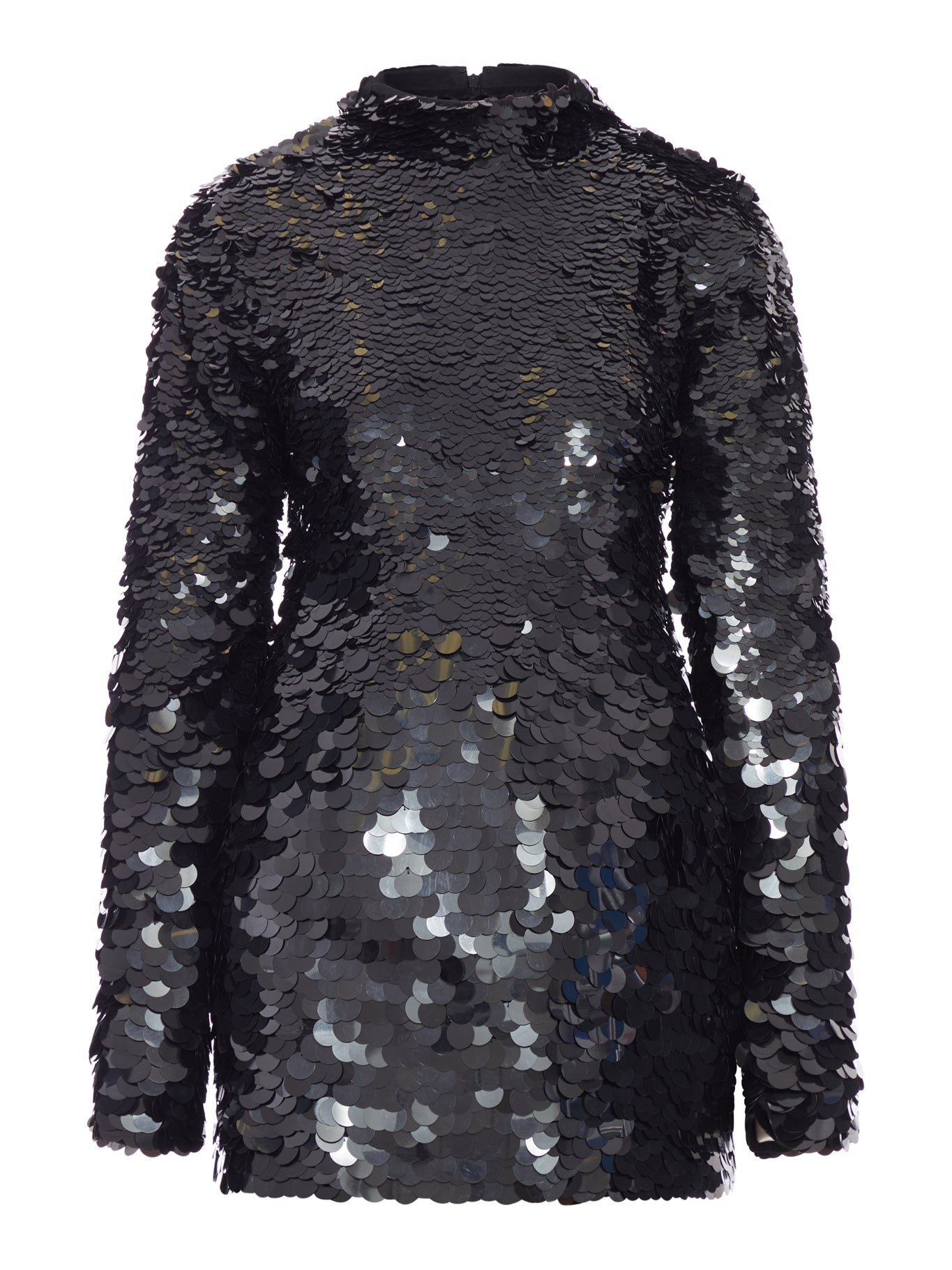 SHORT DRESS WITH SEQUINS