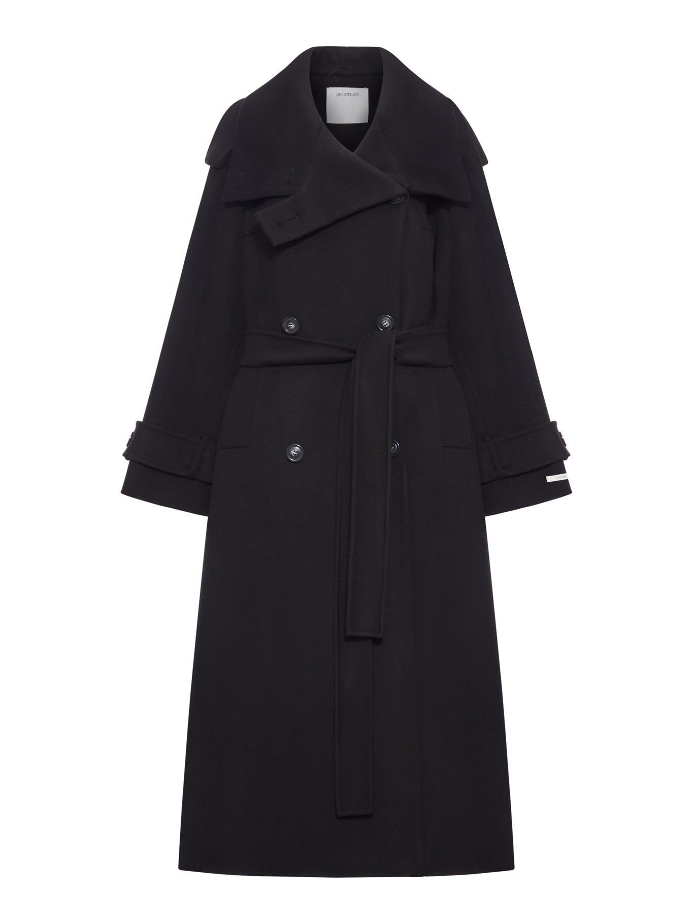 YOLE TRENCH COAT IN PURE WOOL DOUBLE