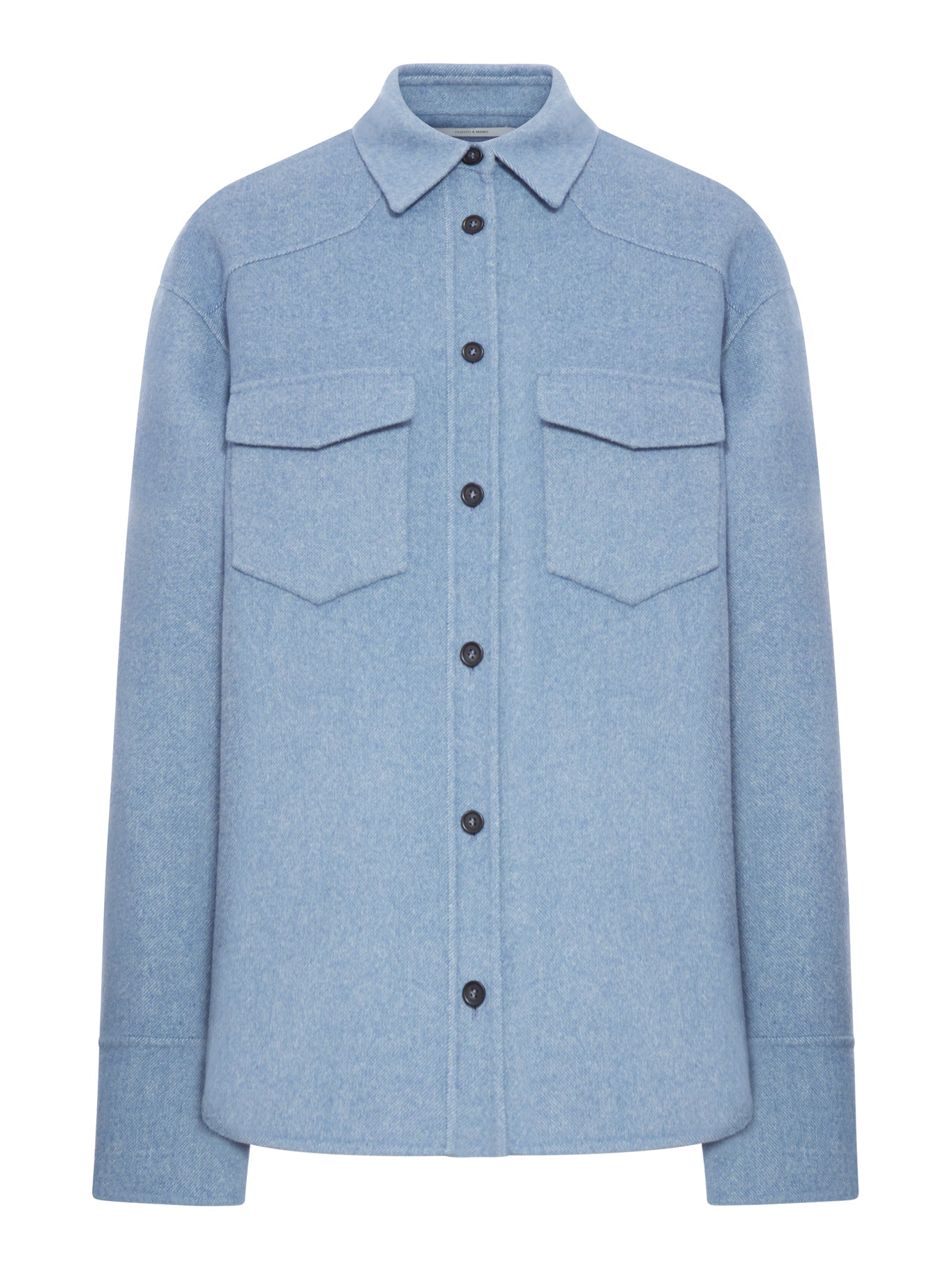 OVERSIZED PALPITI SHIRT IN PURE WOOL