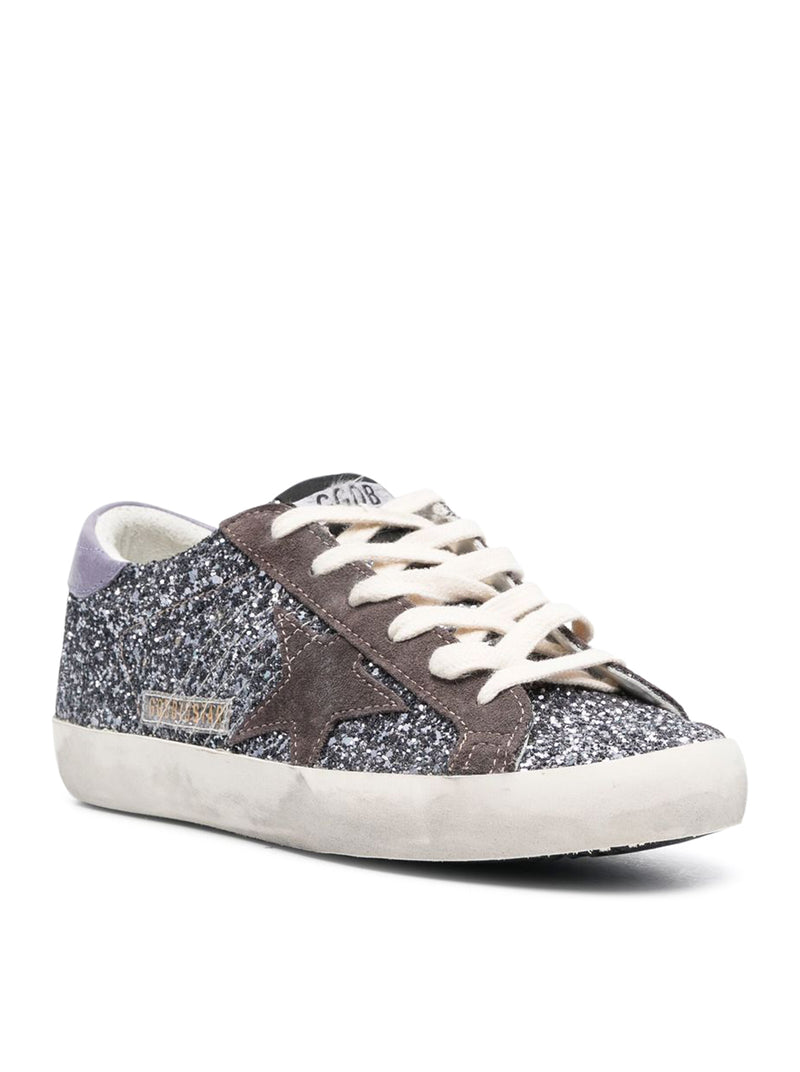 SUPER-STAR SNEAKERS WITH GLITTER