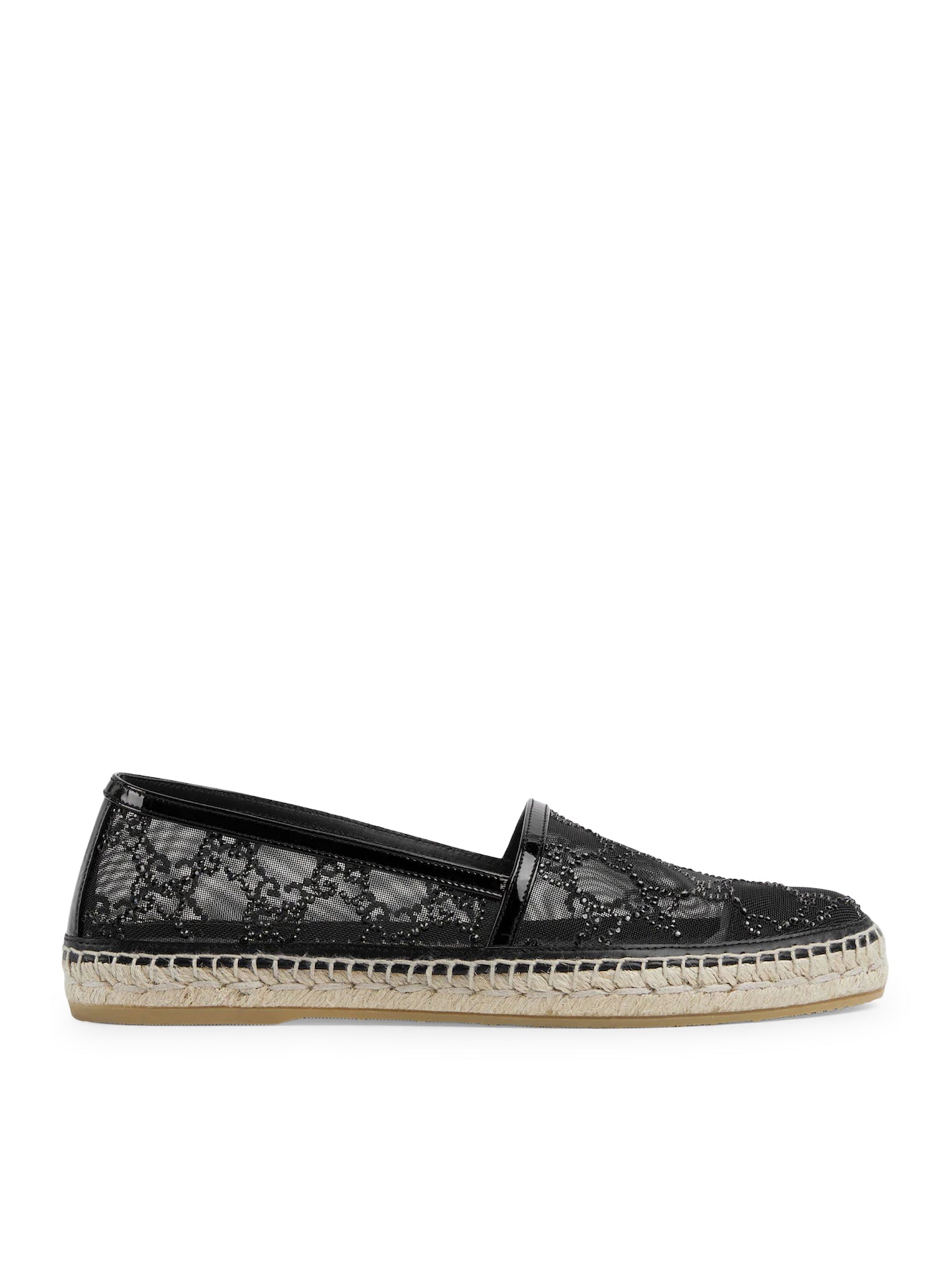 ESPADRILLES WITH GG CRYSTALS