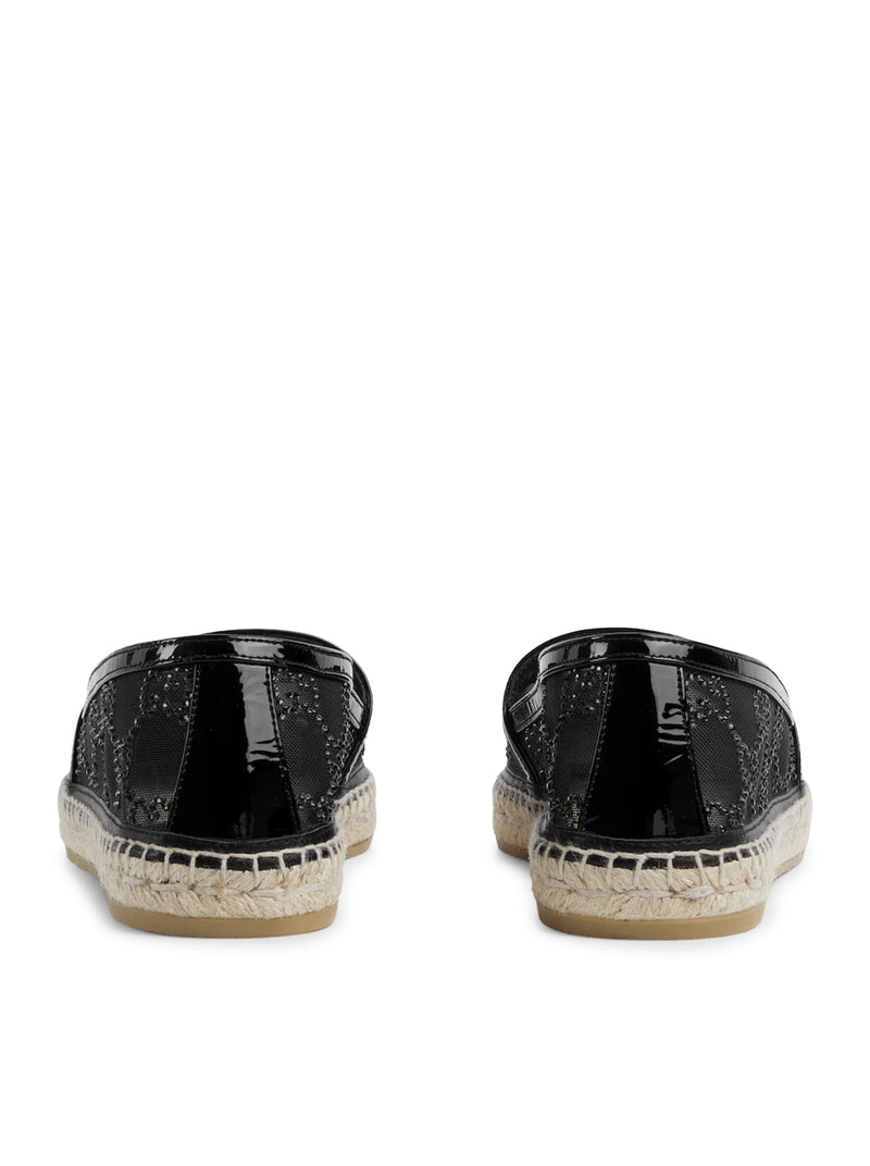 ESPADRILLES WITH GG CRYSTALS