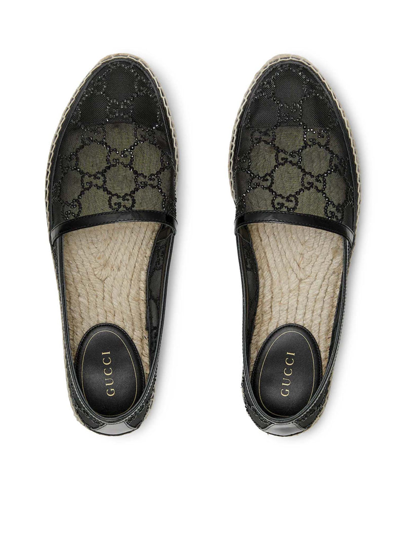 ESPADRILLES WITH GG CRYSTALS