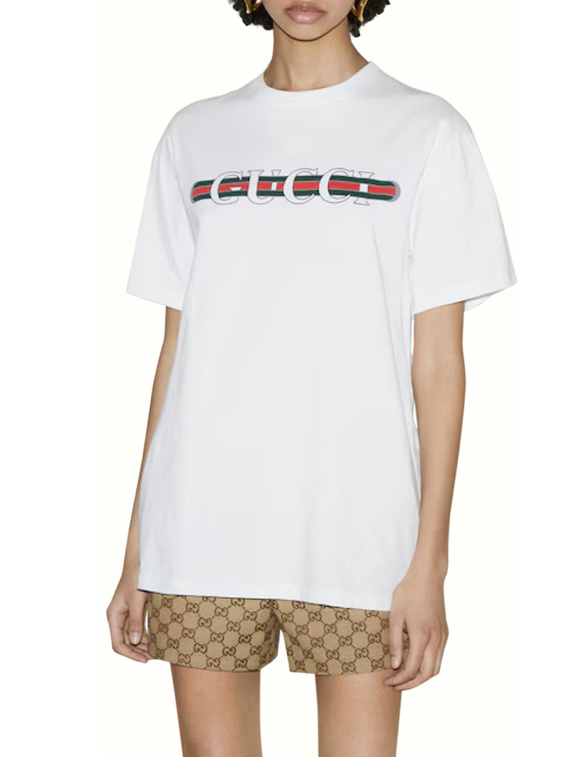 PRINTED COTTON JERSEY T-SHIRT