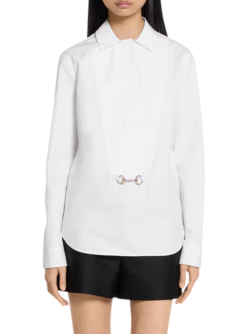 COTTON SHIRT WITH HOOK