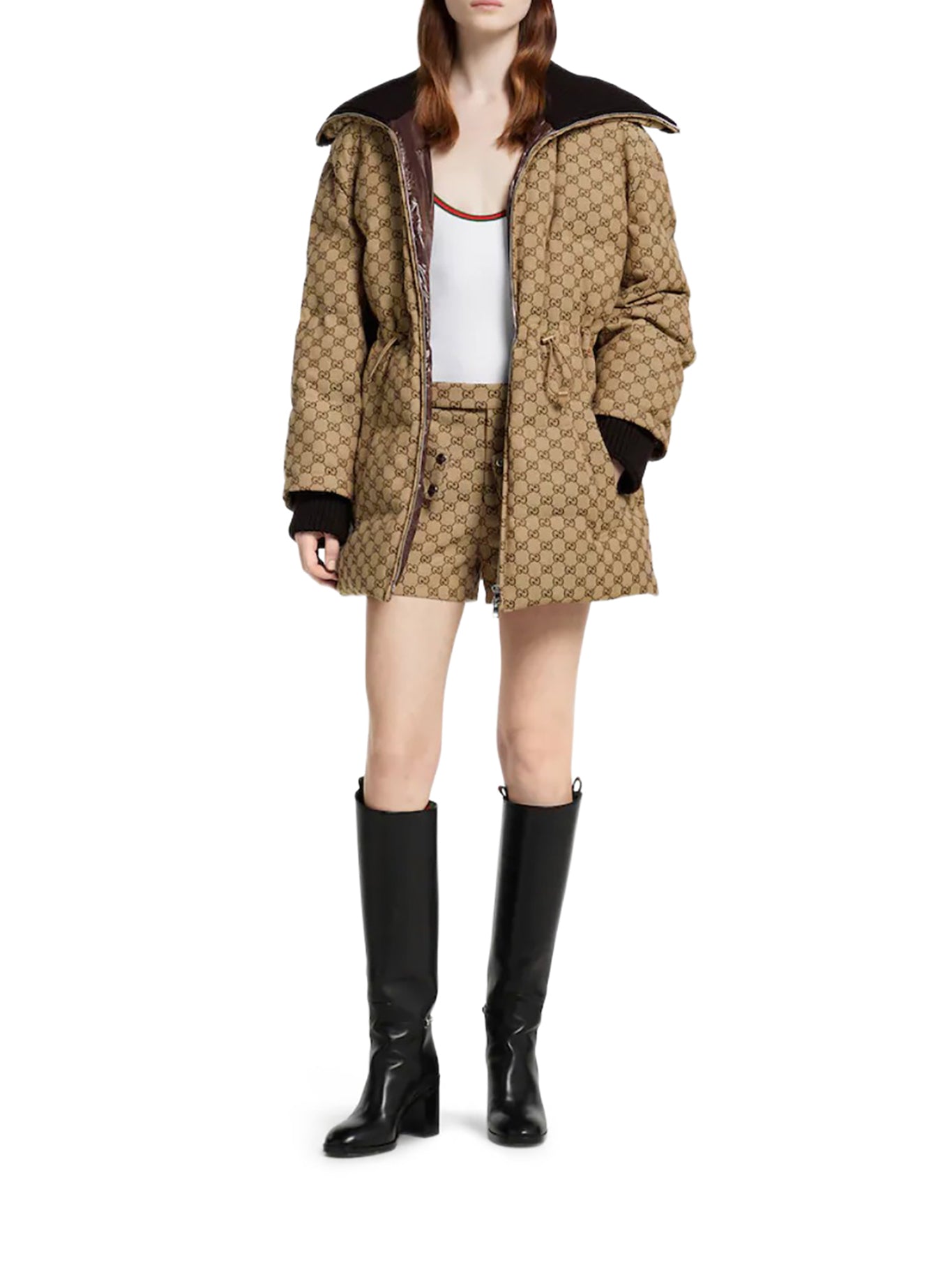 GG FABRIC BOMBER JACKET