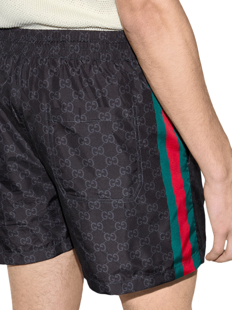 GG PRINT NYLON SWIMSUIT