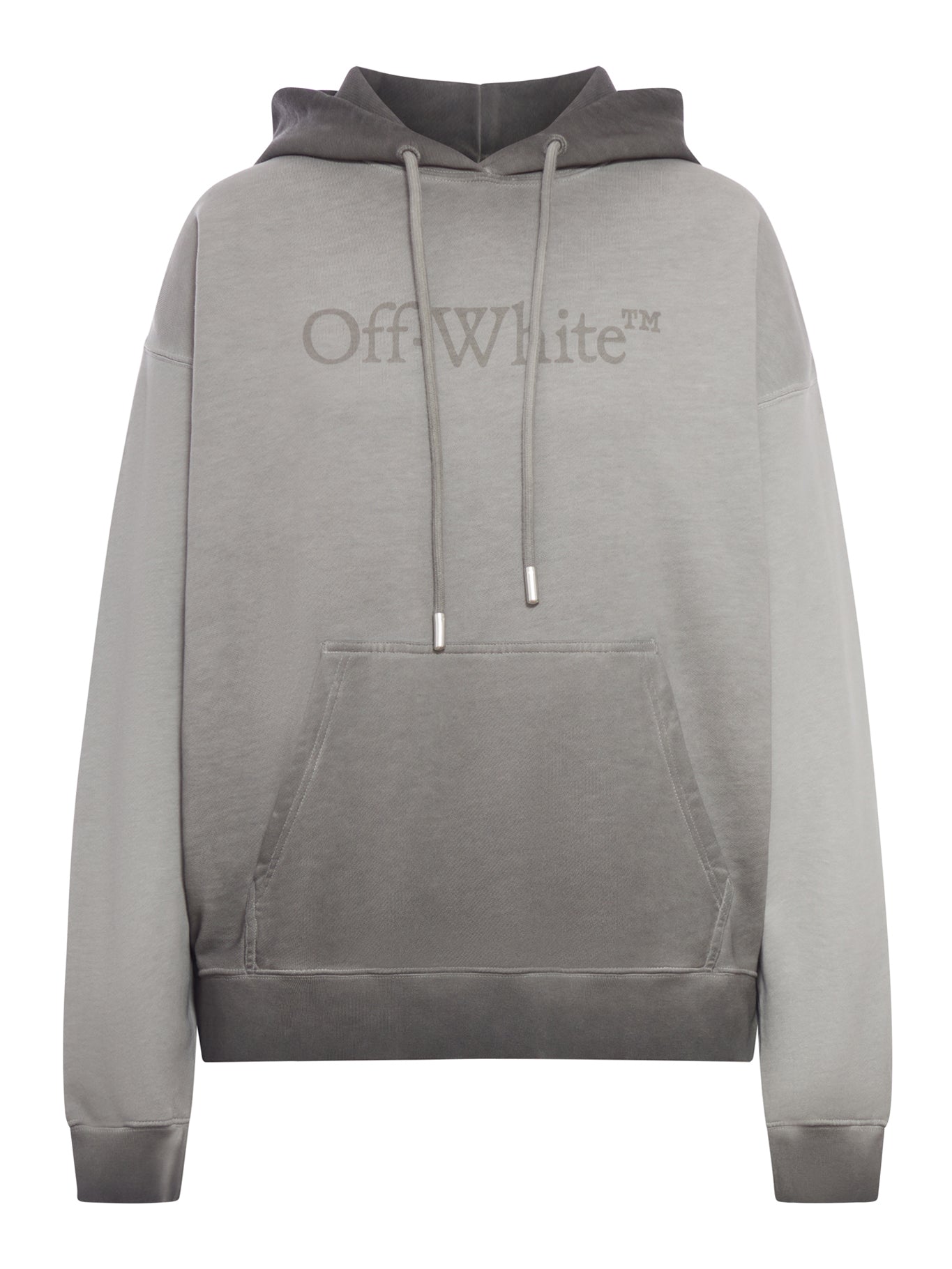 HOODIE IN COTTON WITH DEGRADED EFFECT