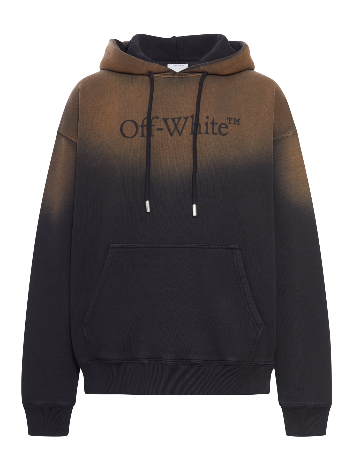 HOODIE IN COTTON WITH DEGRADED EFFECT