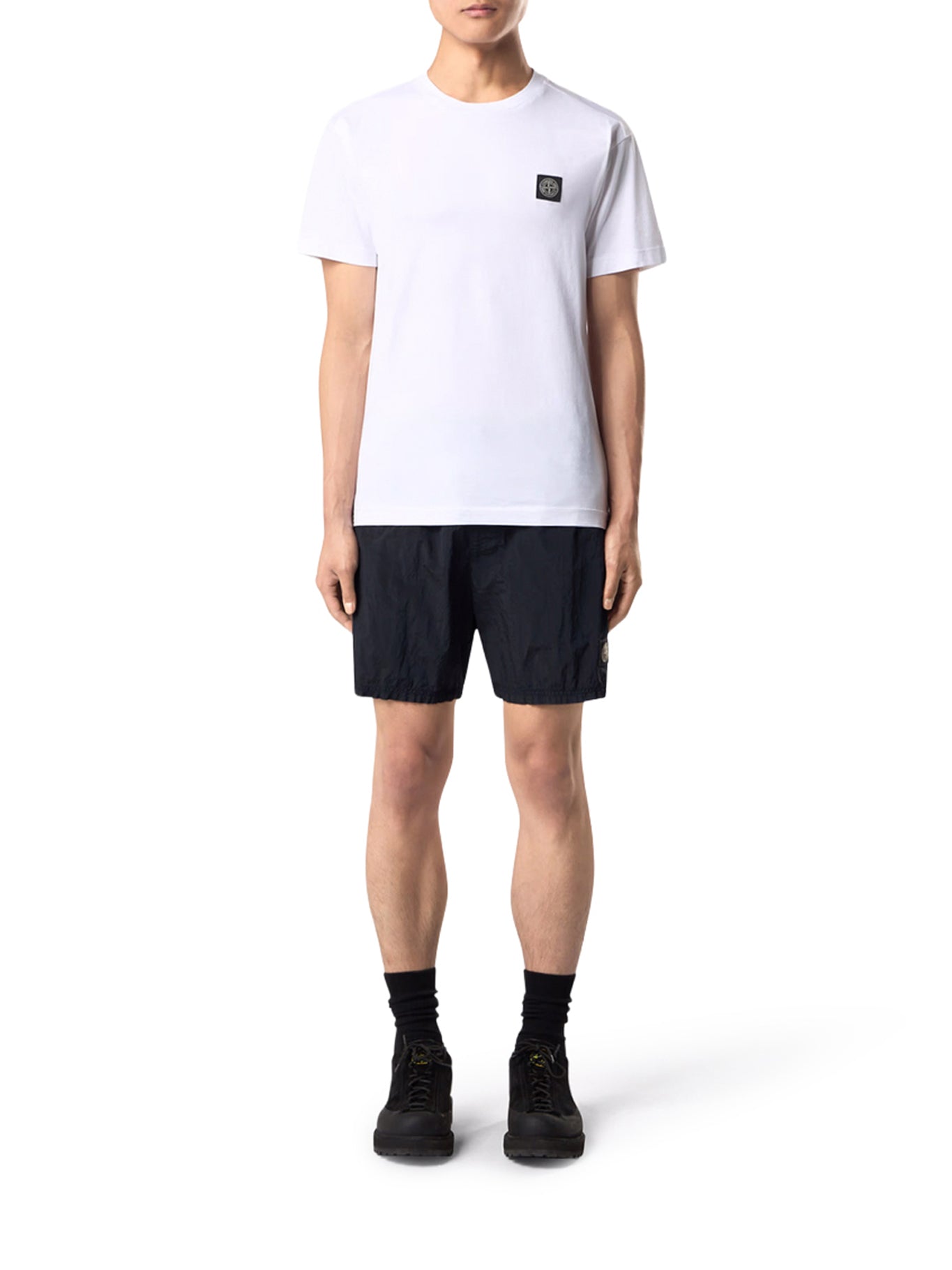 COTTON T-SHIRT WITH LOGO COMPASS