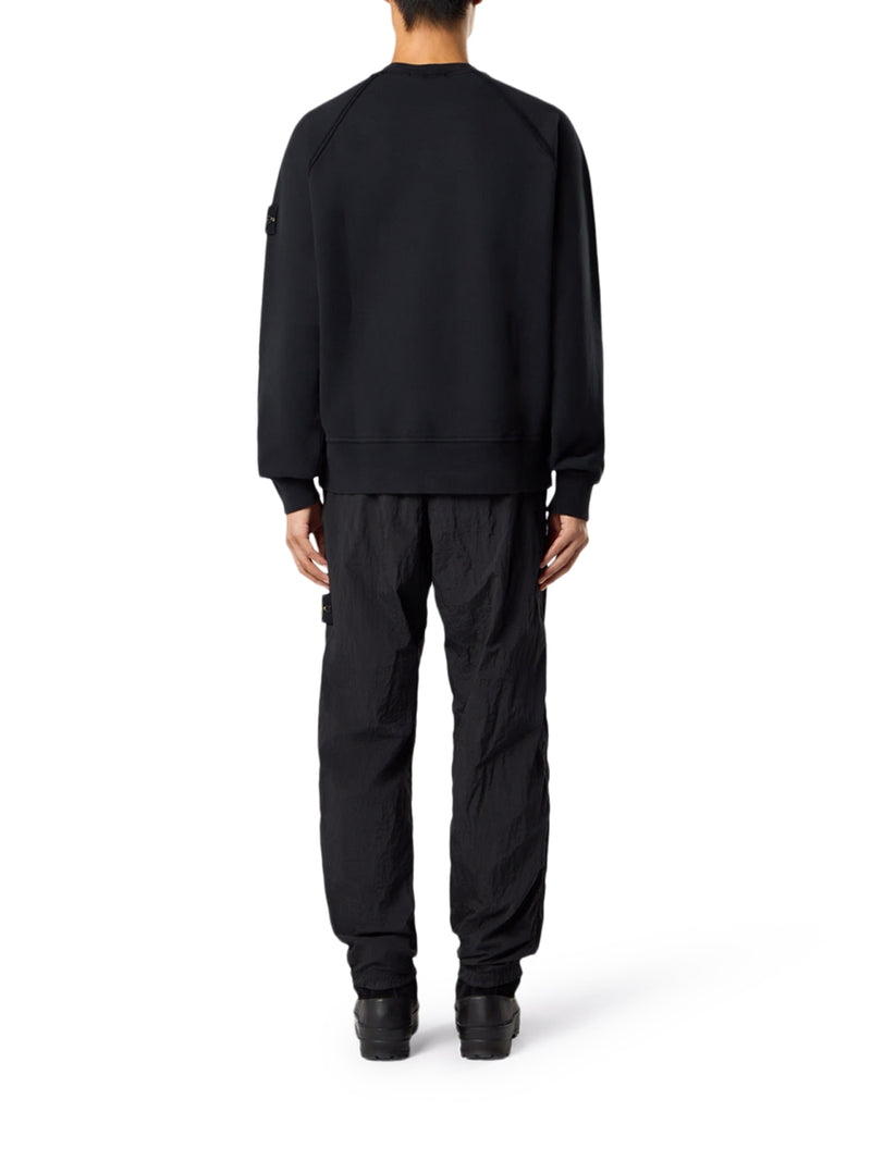 CREW NECK SWEATSHIRT IN ORGANIC BRUSHED COTTON