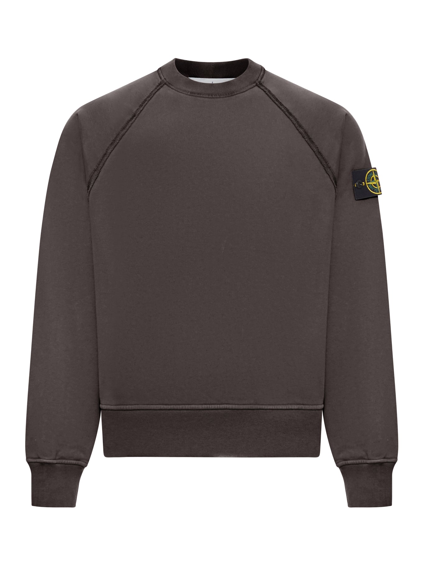CREW NECK SWEATSHIRT IN ORGANIC BRUSHED COTTON