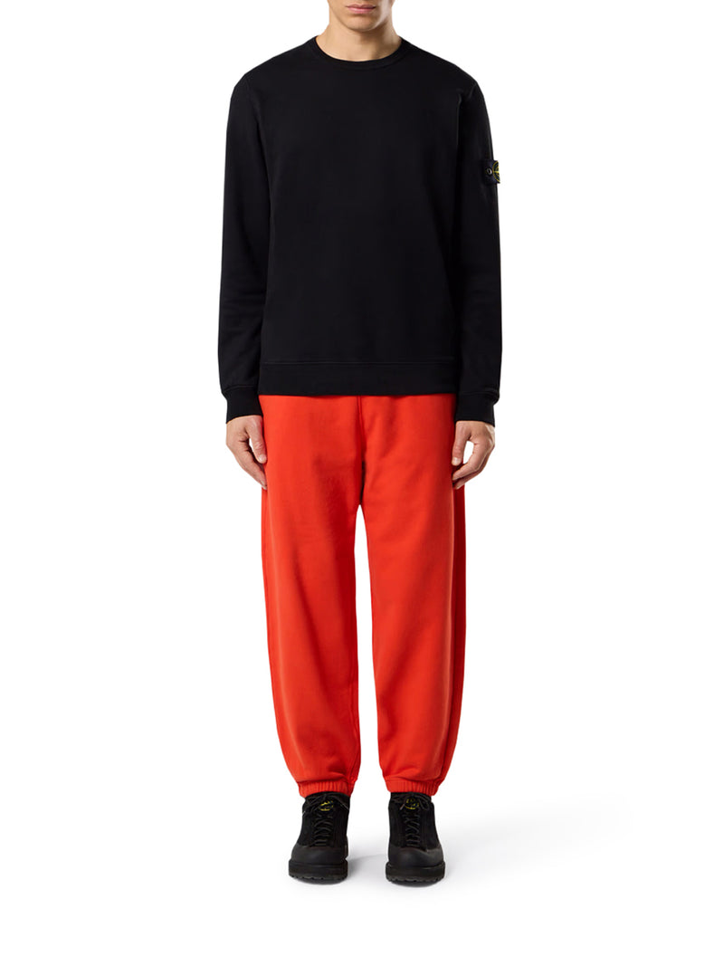 CREWNECK COTTON SWEATSHIRT WITH COMPASS LOGO