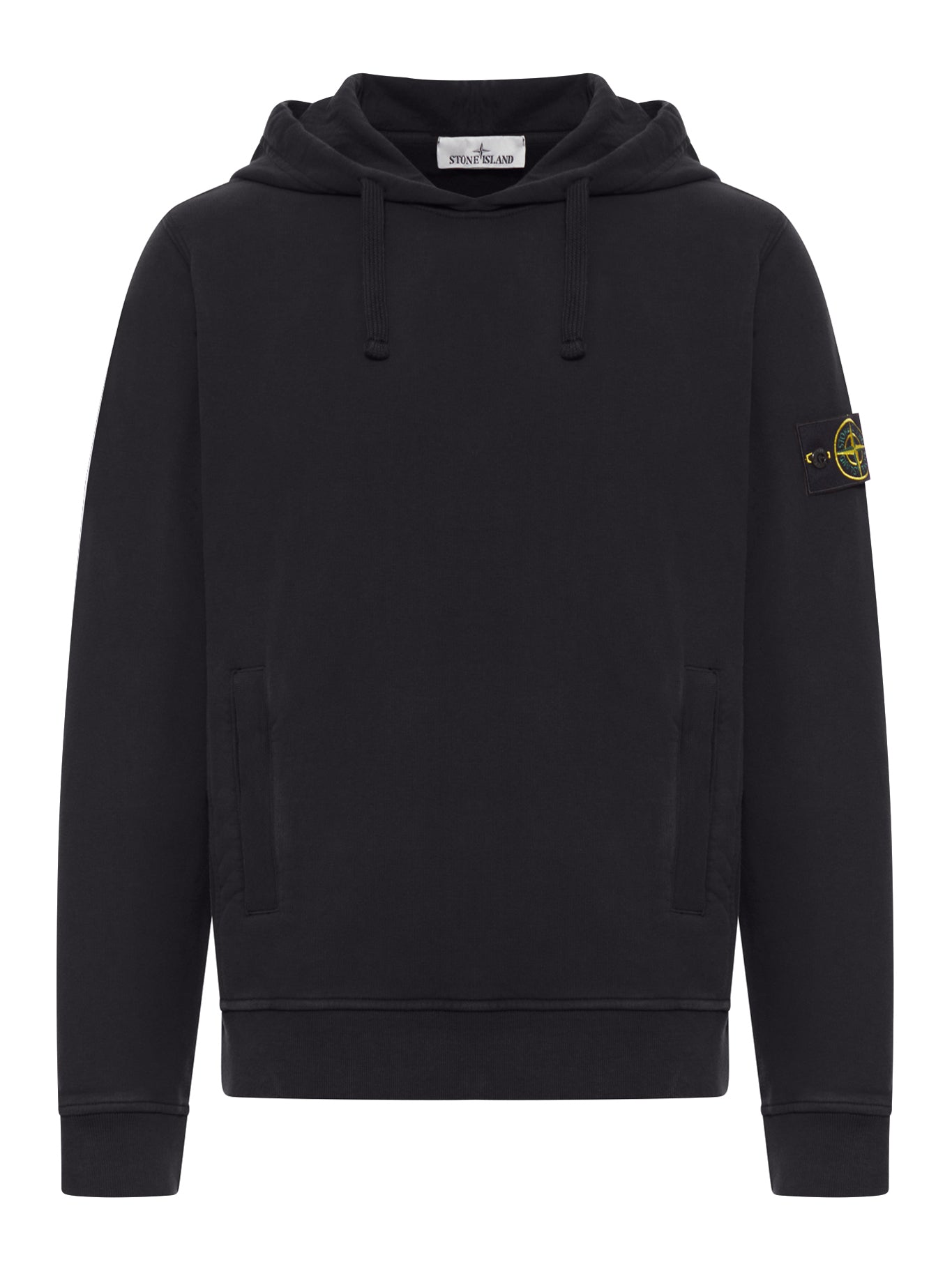 COTTON HOODIE WITH COMPASS LOGO