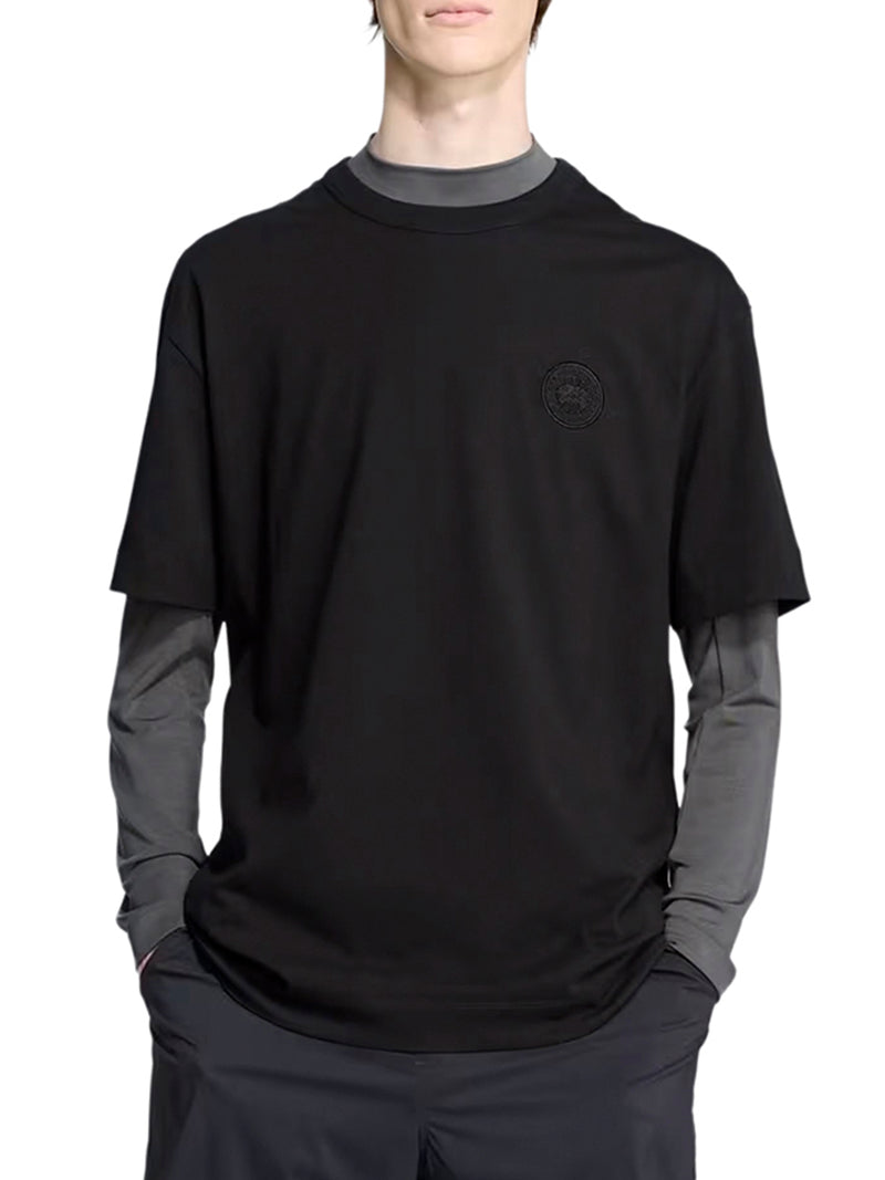 GLADSTONE T-SHIRT EMBROIDERED DISC