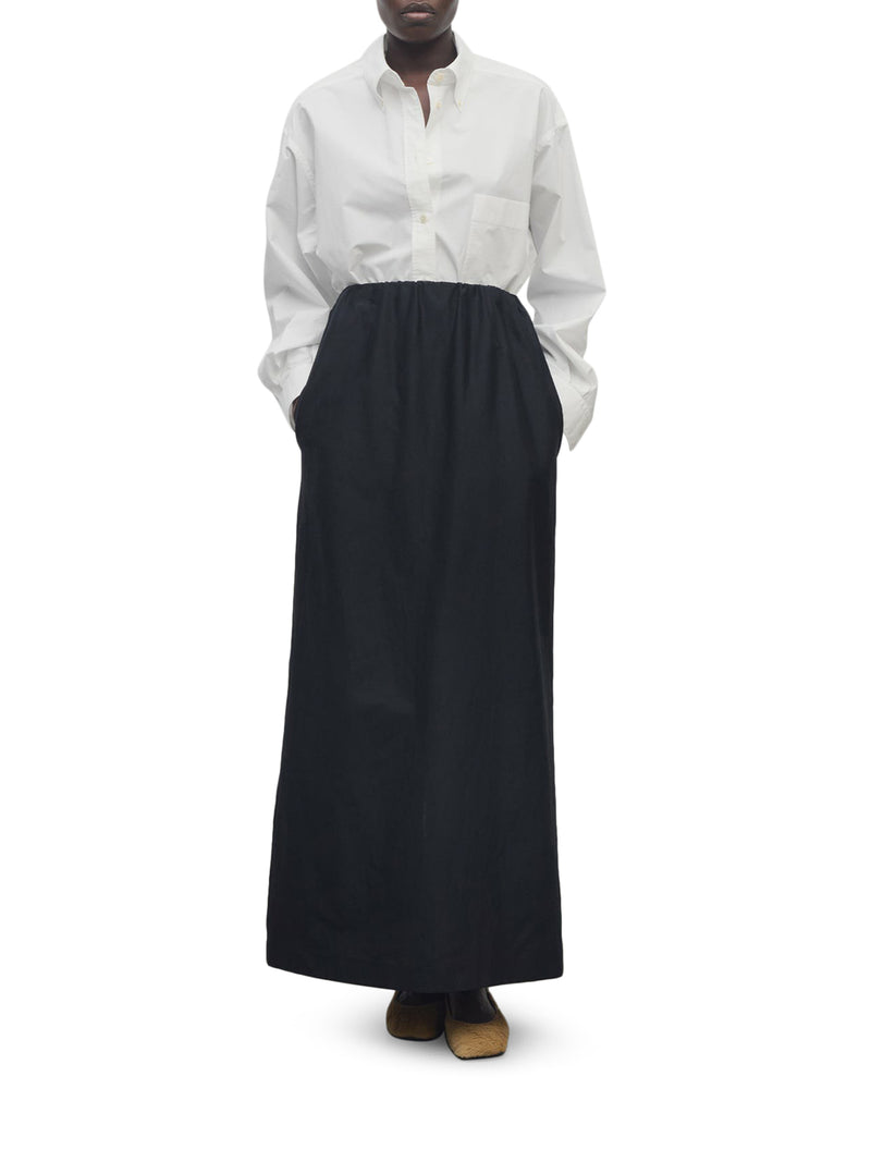 SAUL COTTON AND SILK SKIRT