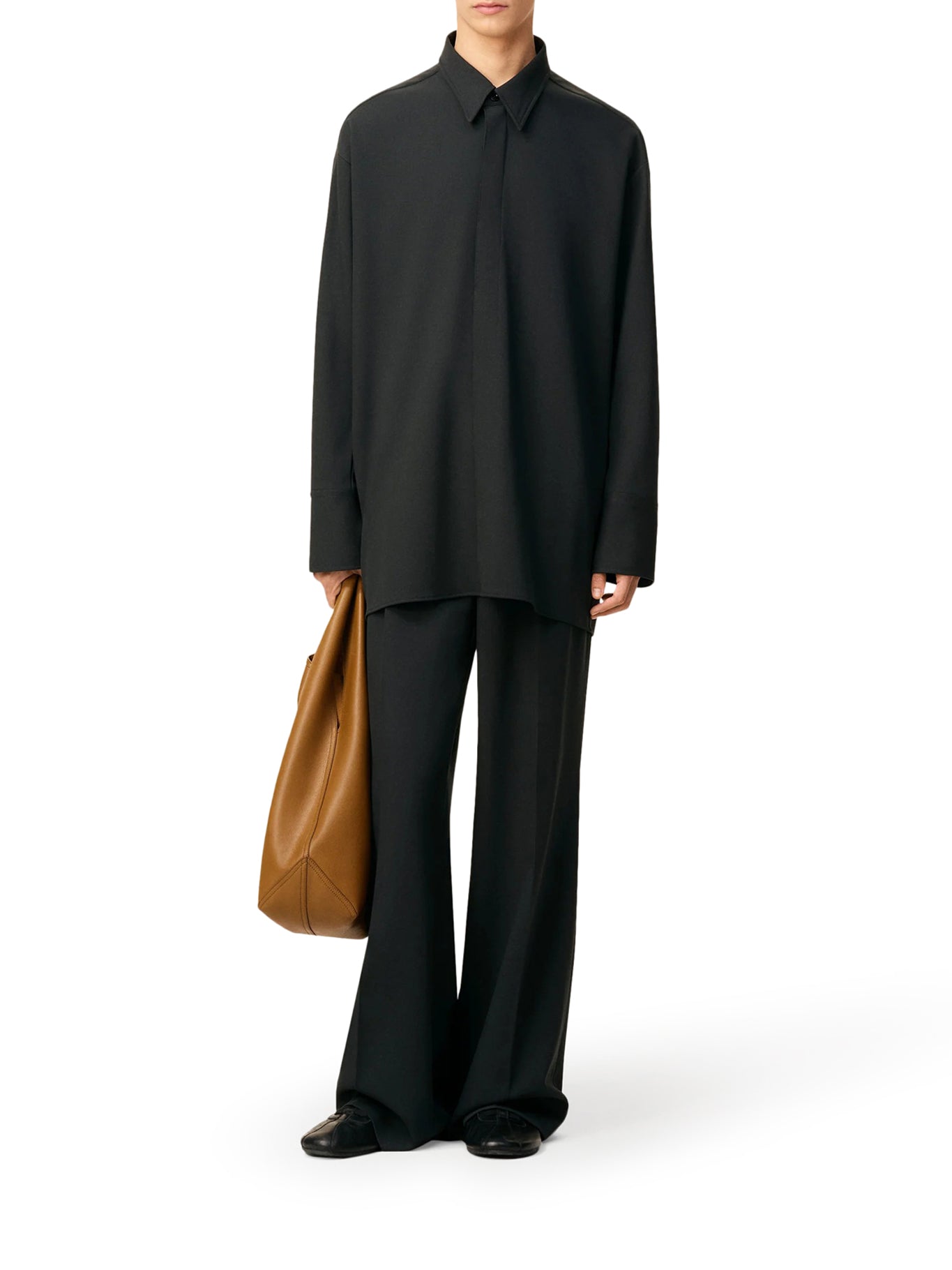 LONGUE CHEMISE IN KNITTED WOOL