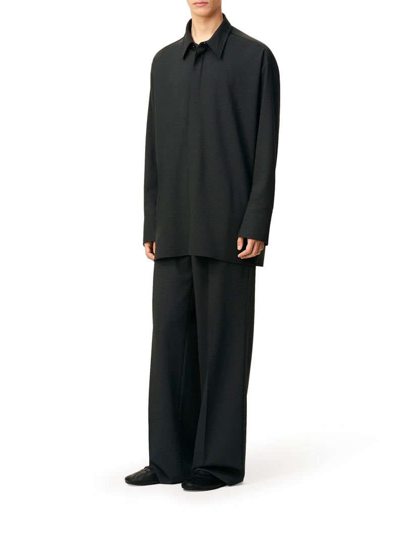 LONGUE CHEMISE IN KNITTED WOOL