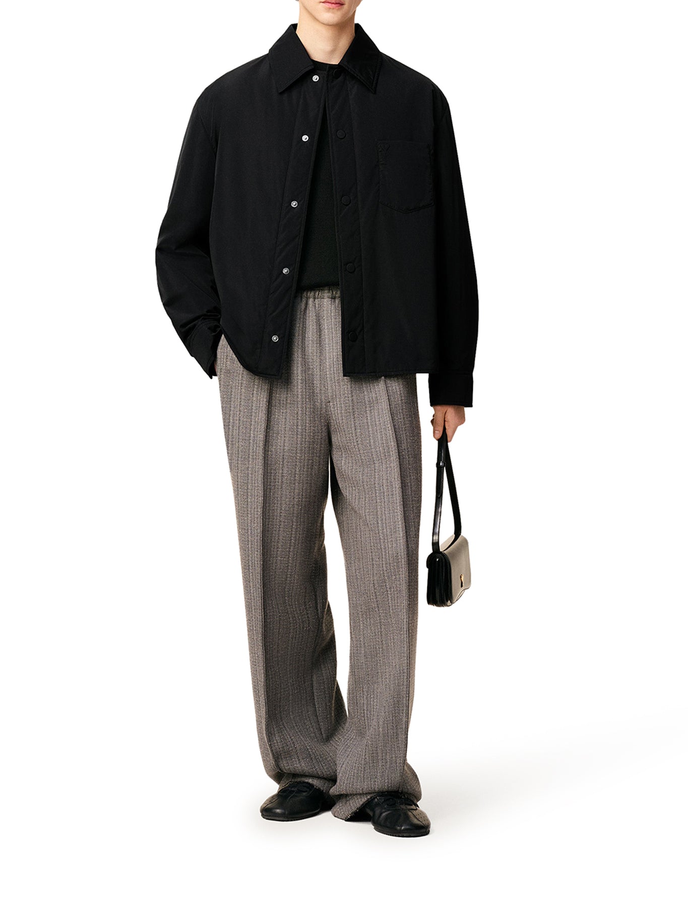 TAFFETA PADDED OVERSHIRT