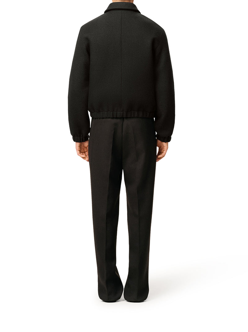 AMI DE COEUR WOOL ZIP-UP JACKET