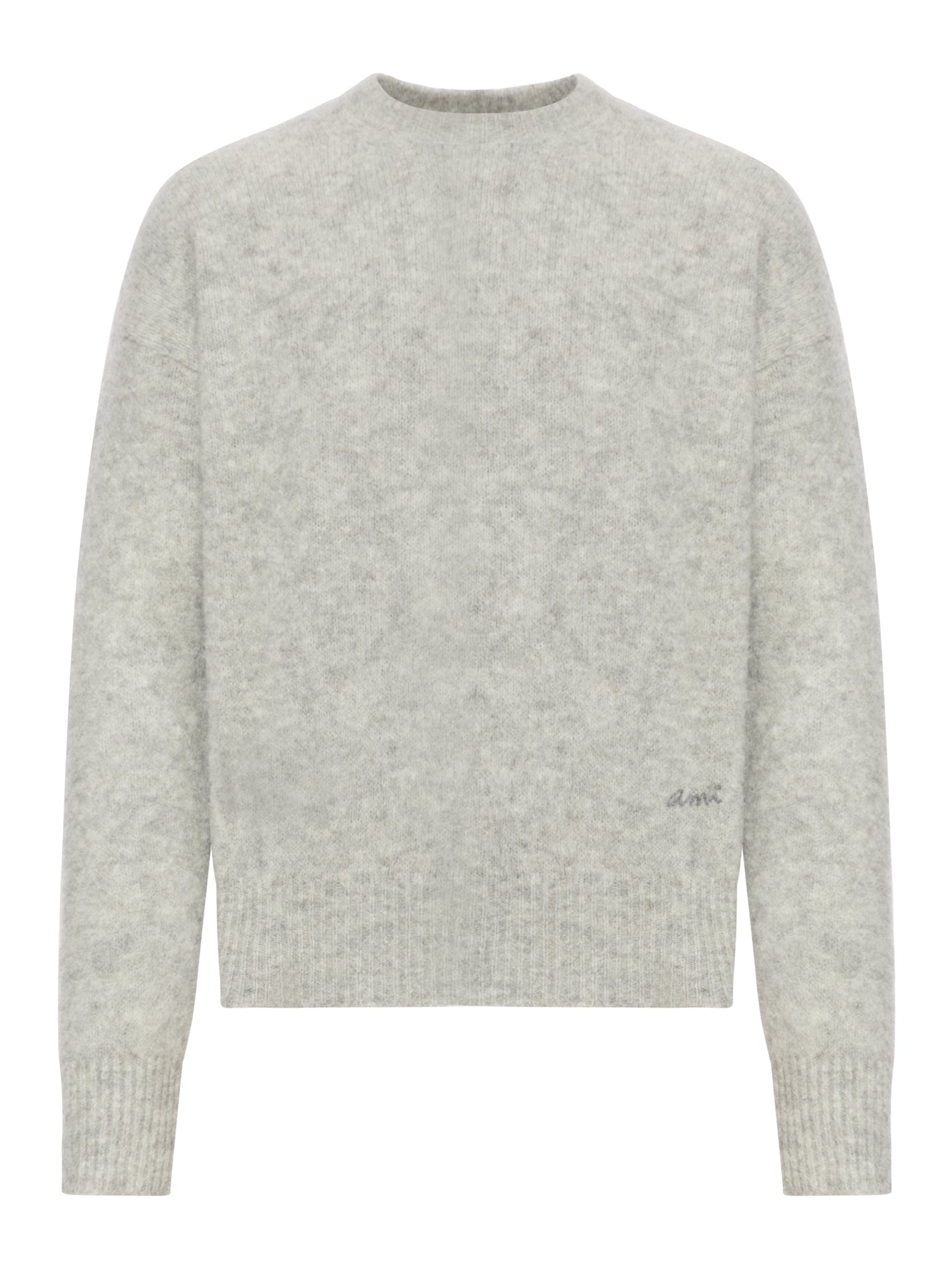 CREW NECK ALPACA WOOL SWEATER