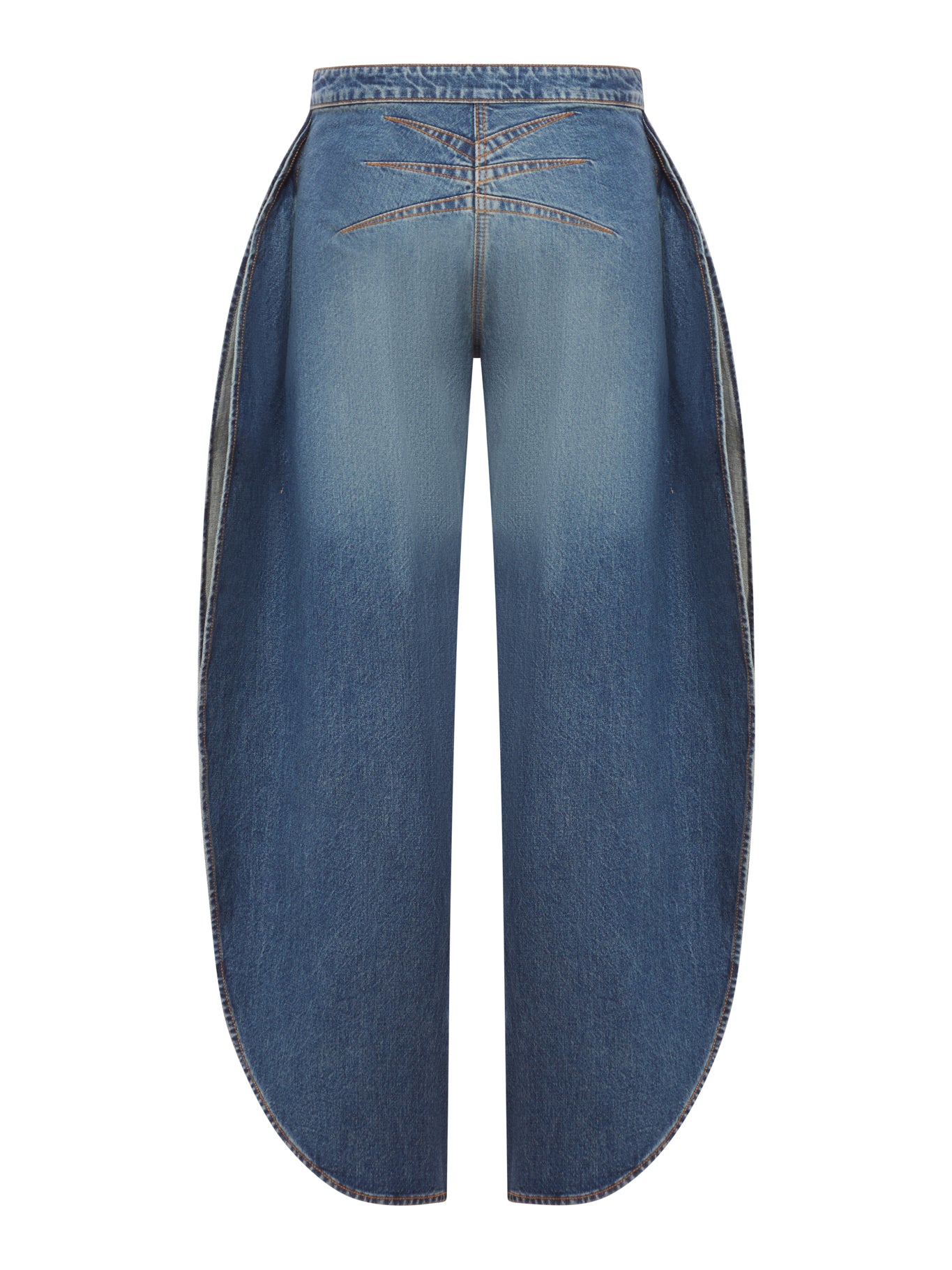PETAL DENIM TROUSERS