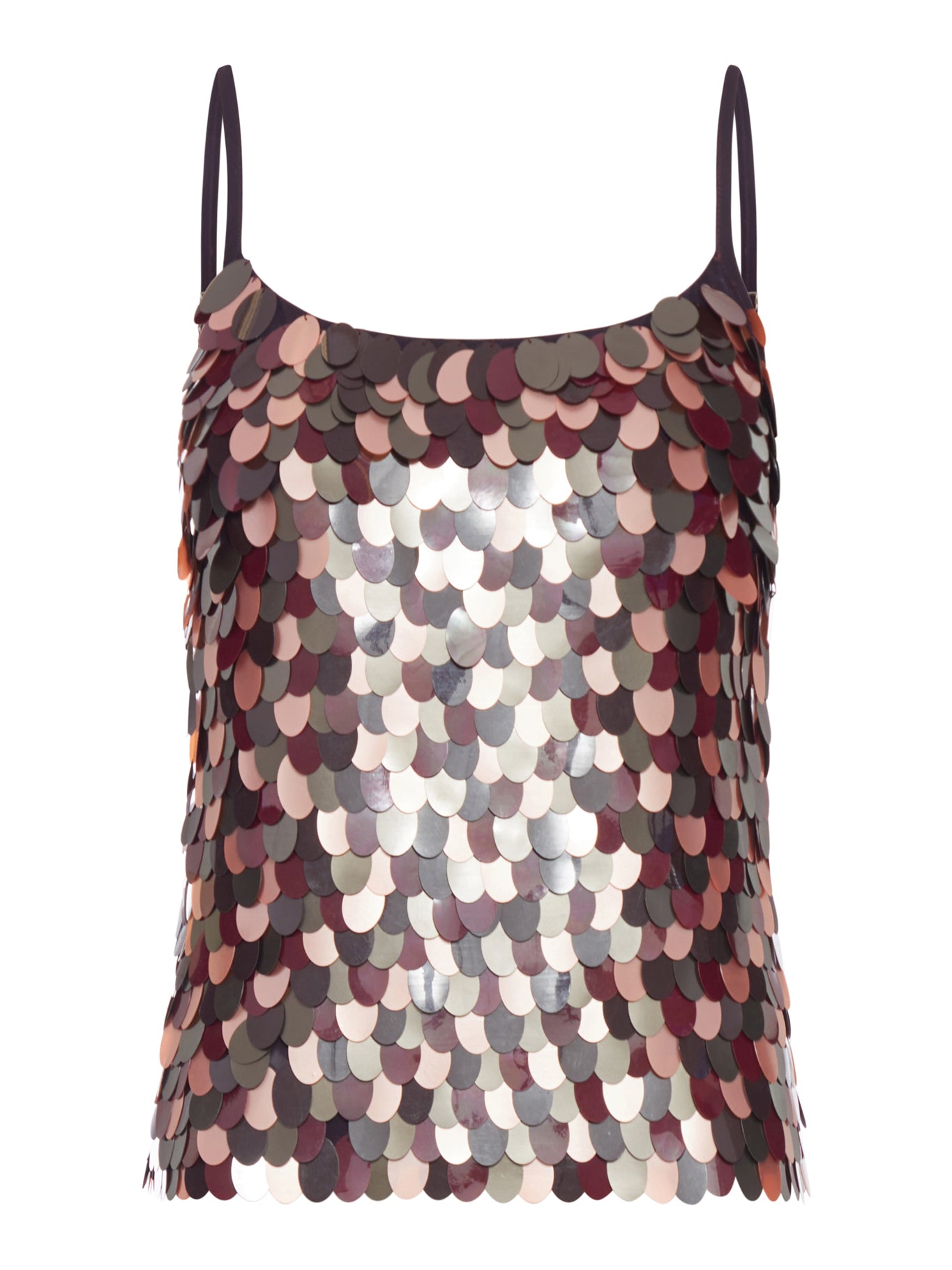 EMBROIDERED TOP WITH SEQUINS