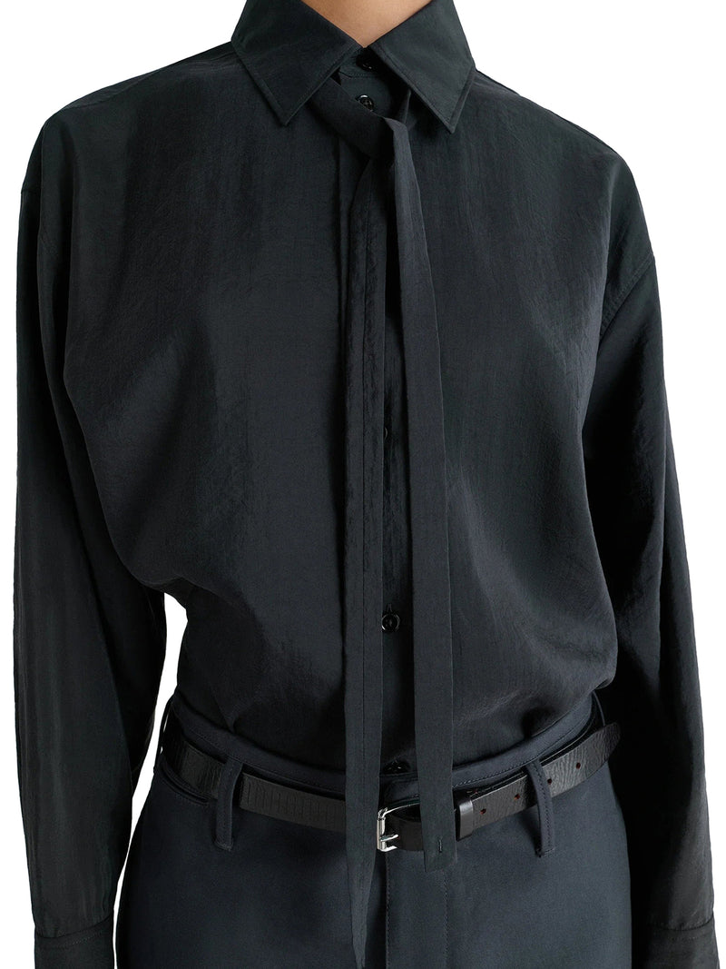 LONG-SLEEVED SHIRT WITH TIE