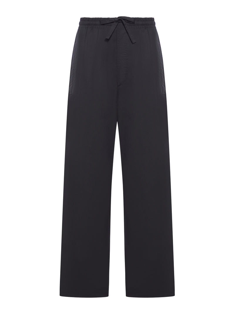 LIGHTWEIGHT COTTON SATIN TROUSERS
