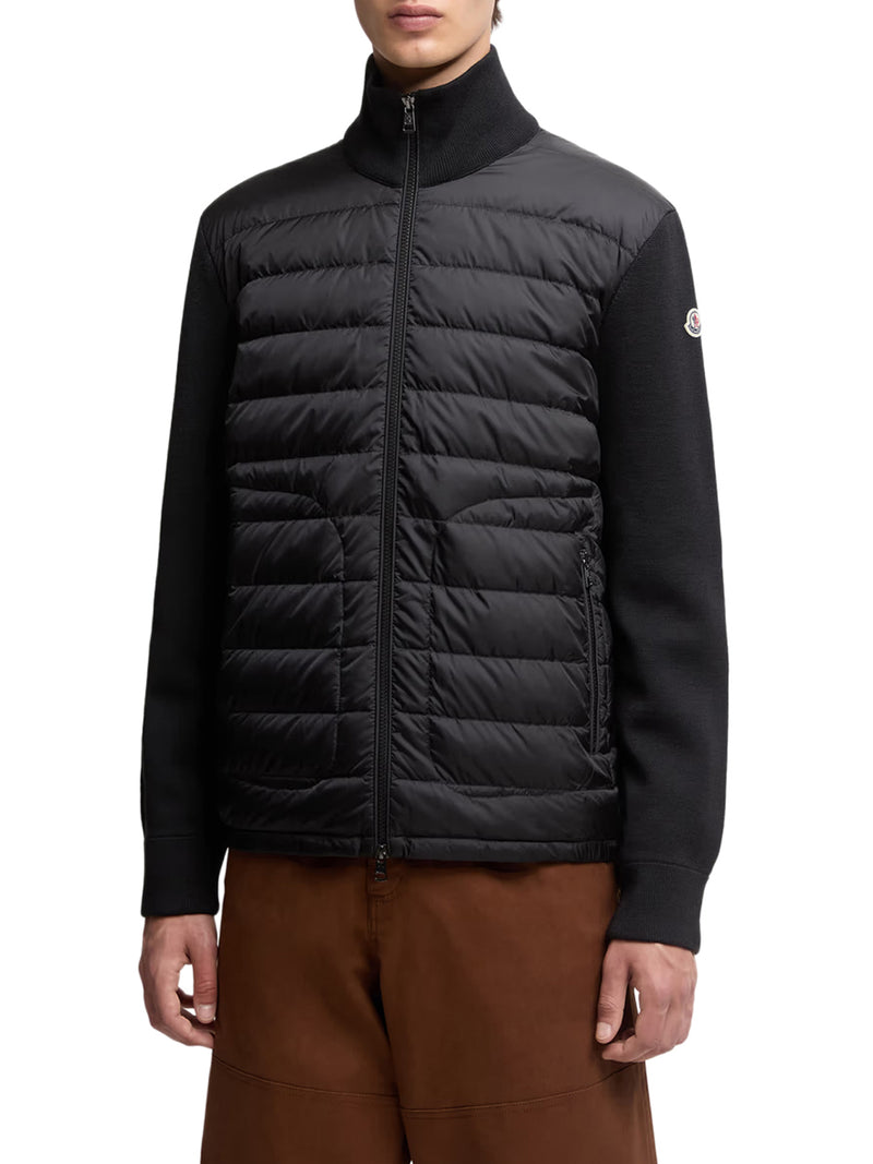 PADDED CARDIGAN WITH ZIP