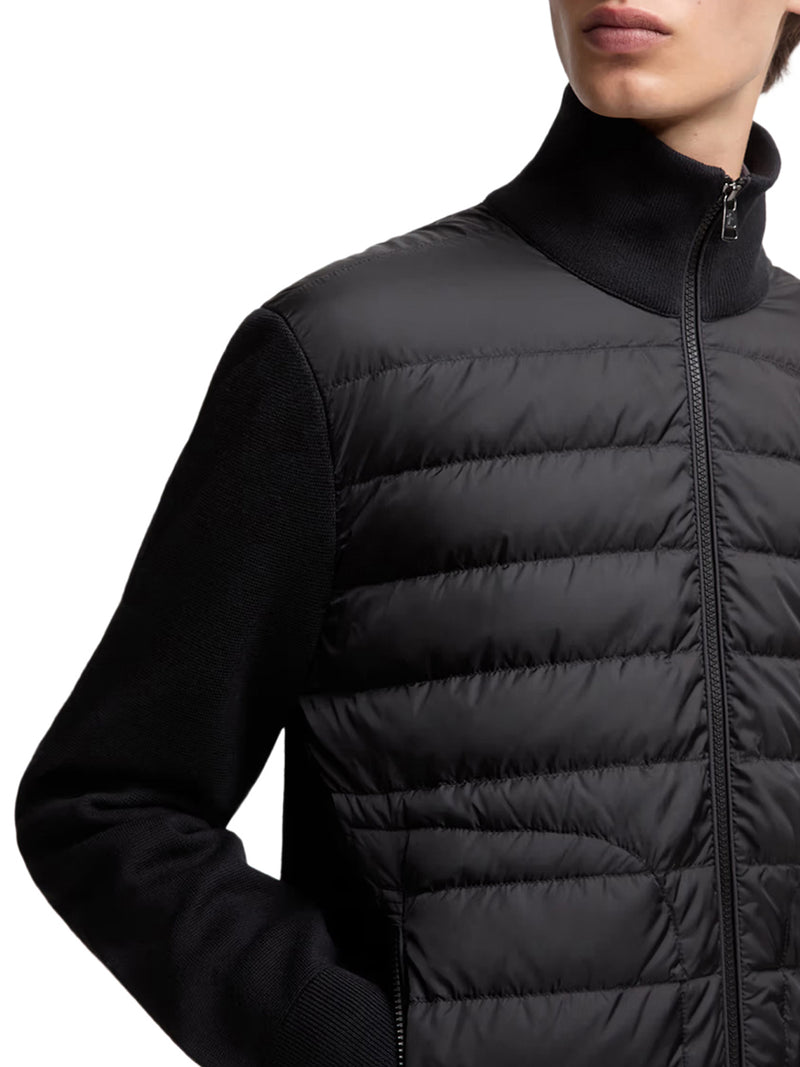 PADDED CARDIGAN WITH ZIP