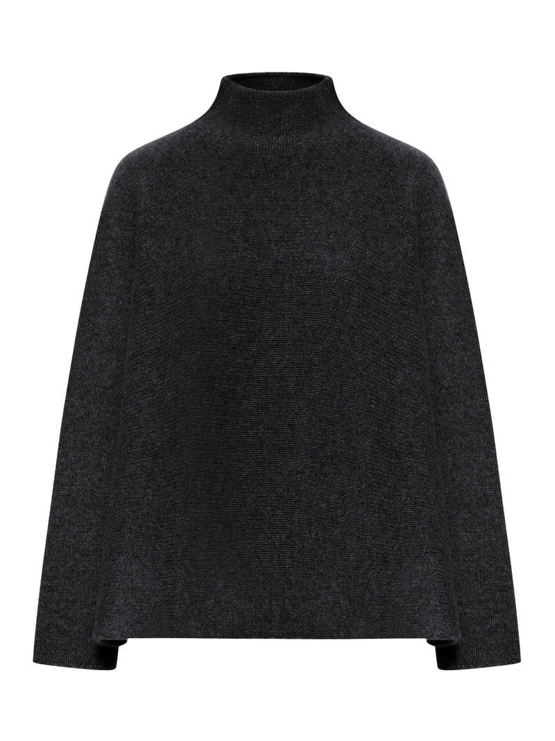 CASHMERE HIGH NECK SWEATER