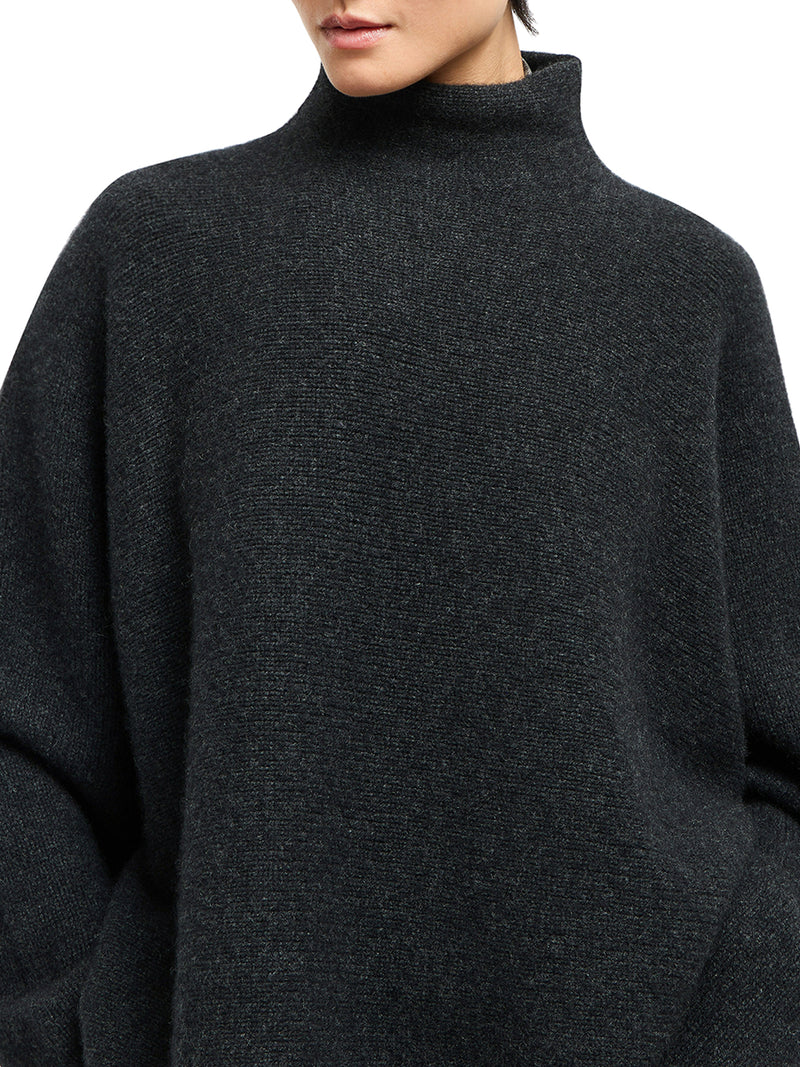 CASHMERE HIGH NECK SWEATER