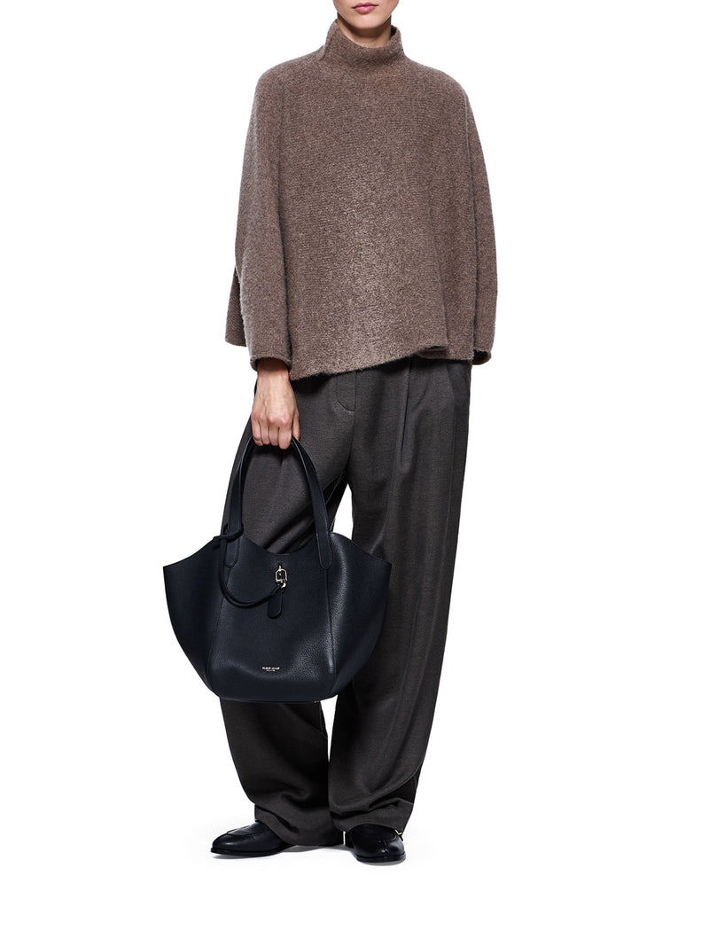 CASHMERE HIGH NECK SWEATER