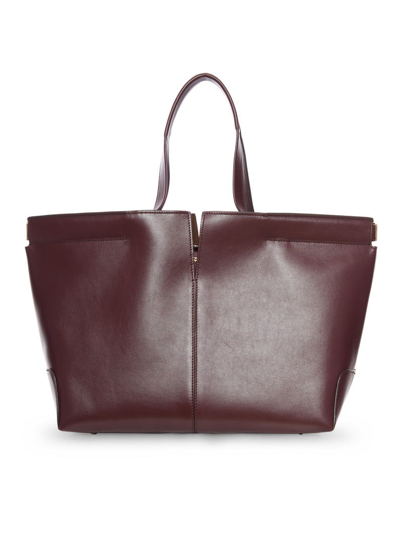 MEDIUM-SMALL LEATHER FOLIO BAG