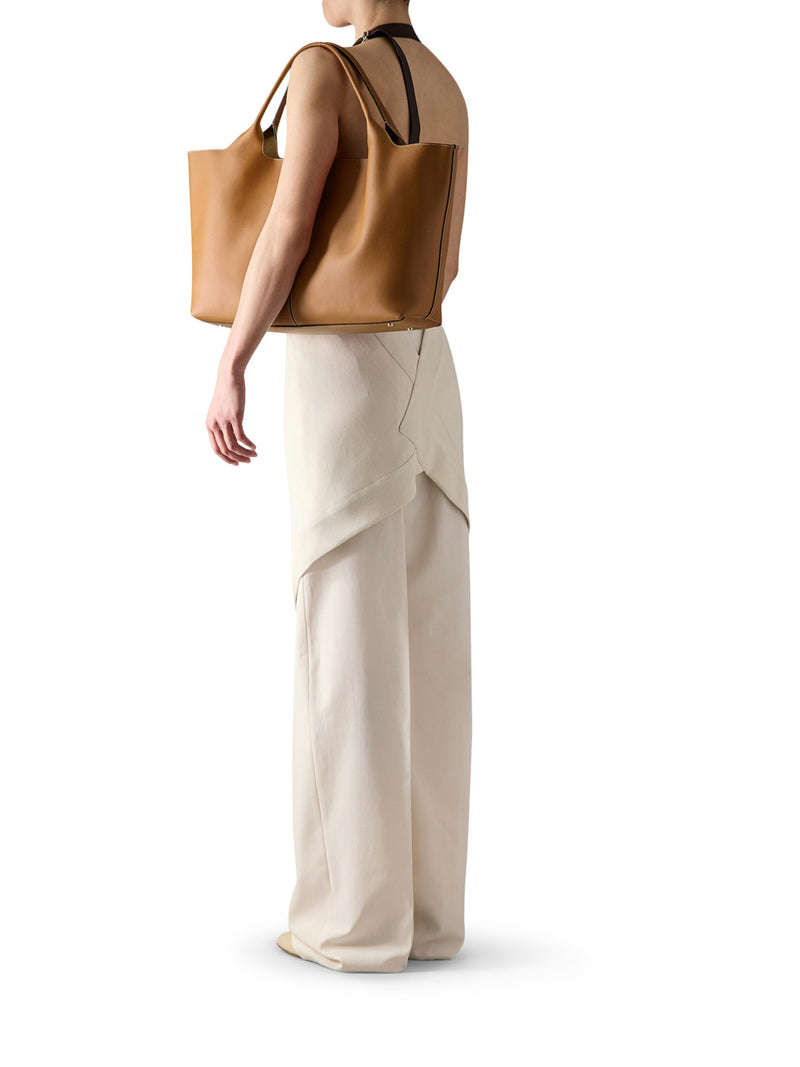 MEDIUM LEATHER SHOPPING BAG