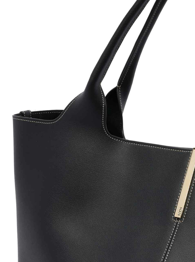 LEATHER SHOPPING BAG