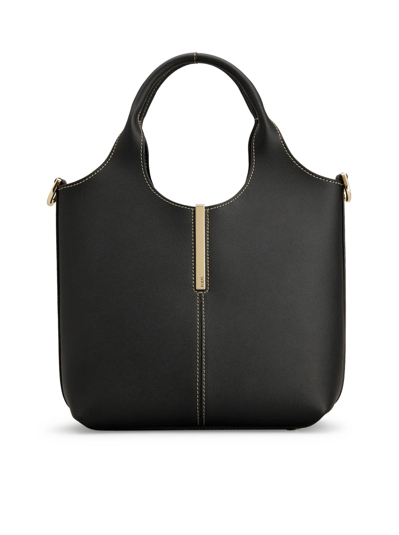 LEATHER TOTE SHOPPING BAG