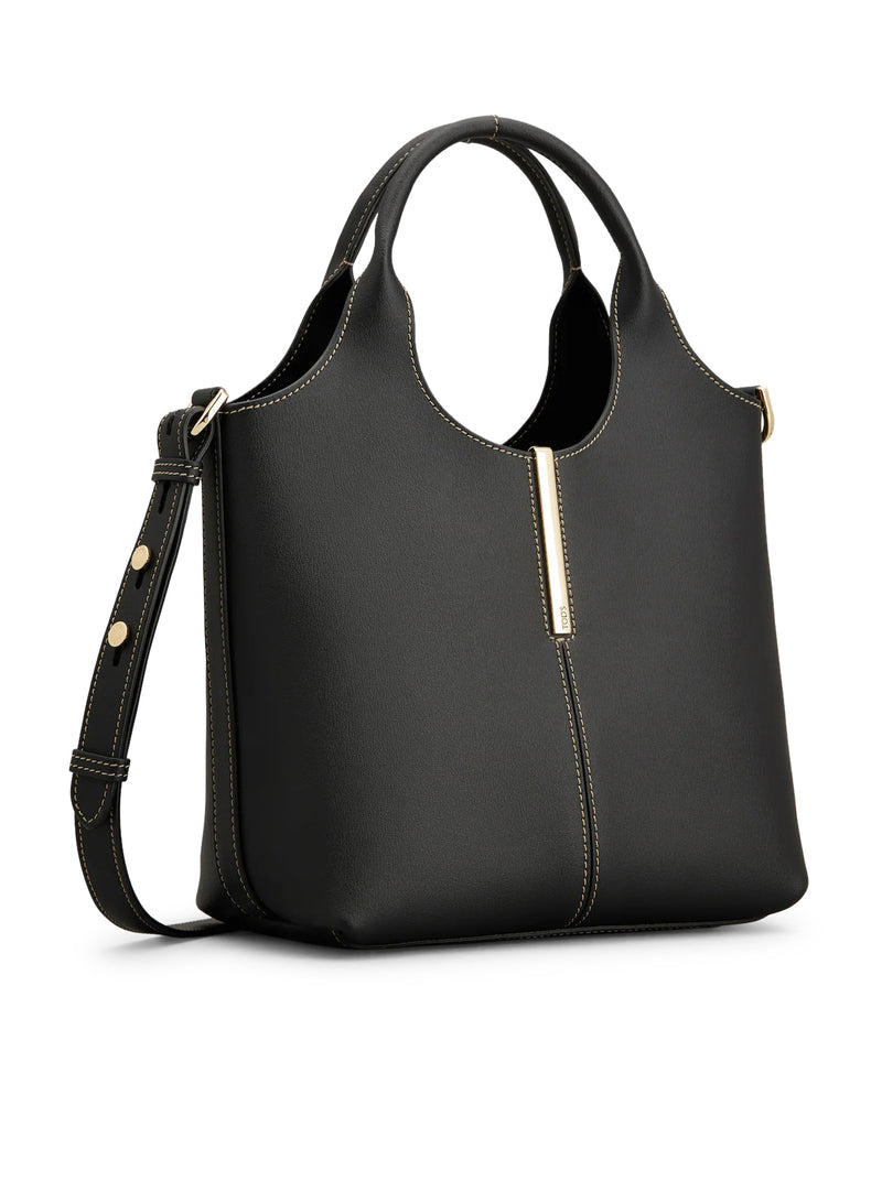 LEATHER TOTE SHOPPING BAG