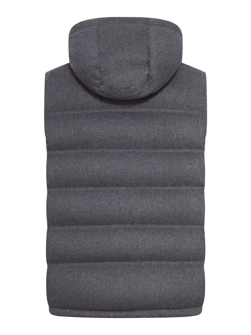 PADDED WOOL VEST