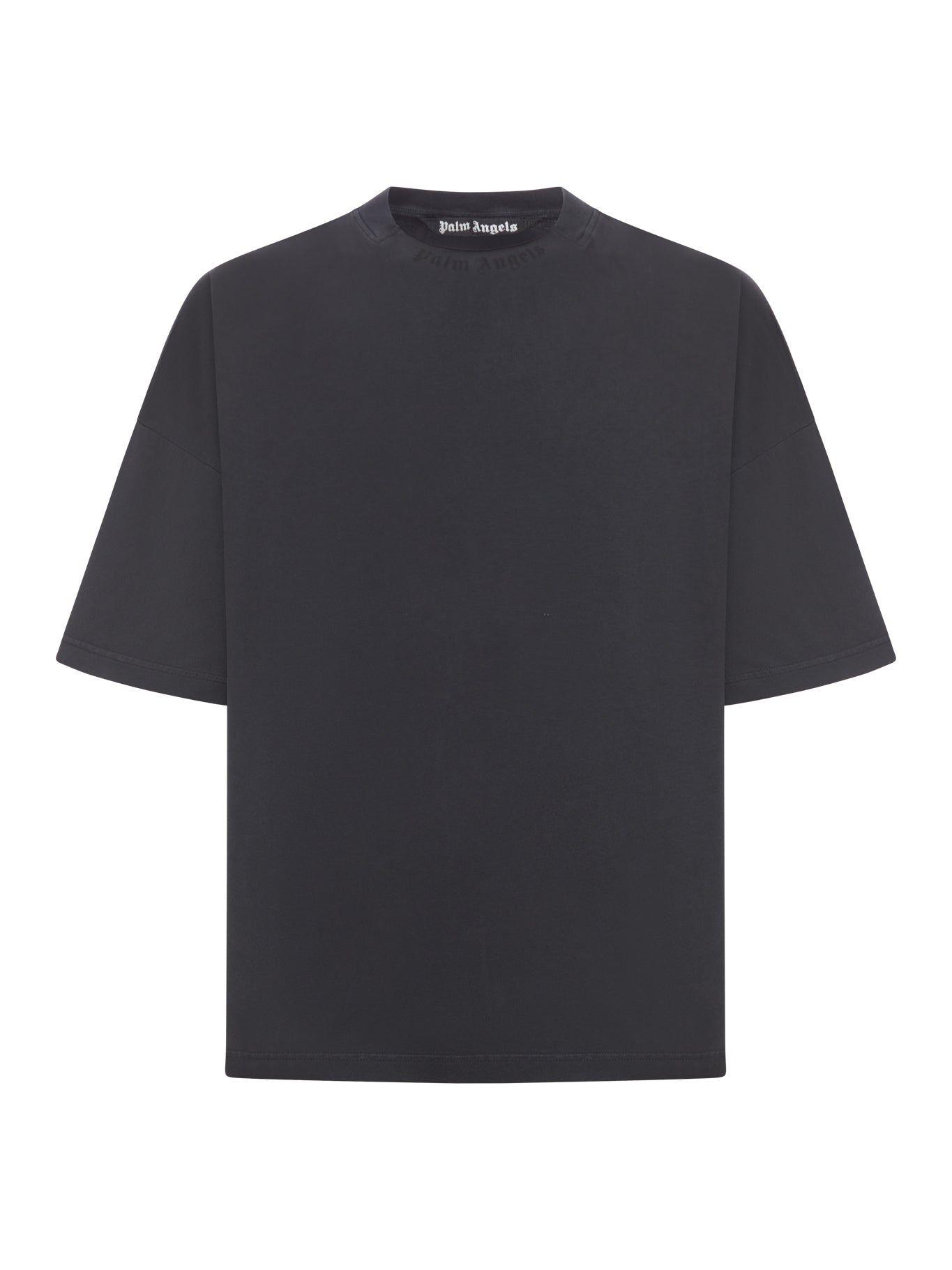 CURVED LOGO LOOSE COLLAR TEE