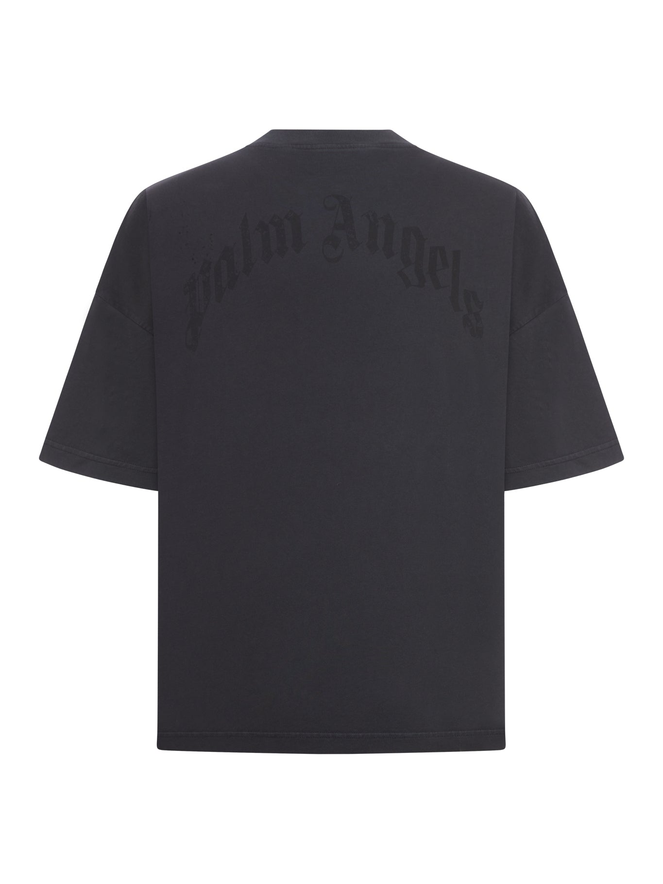 CURVED LOGO LOOSE COLLAR TEE